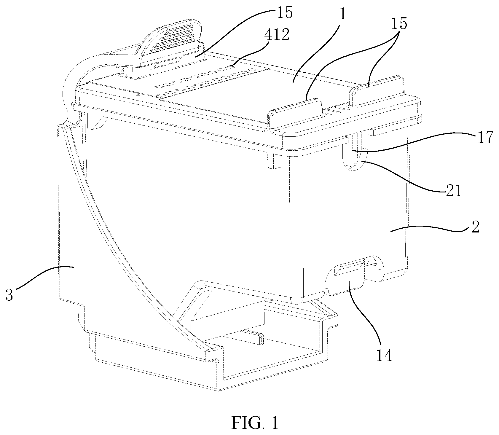 Patent US12304212 — Ink cartridge having print head — Figure 1