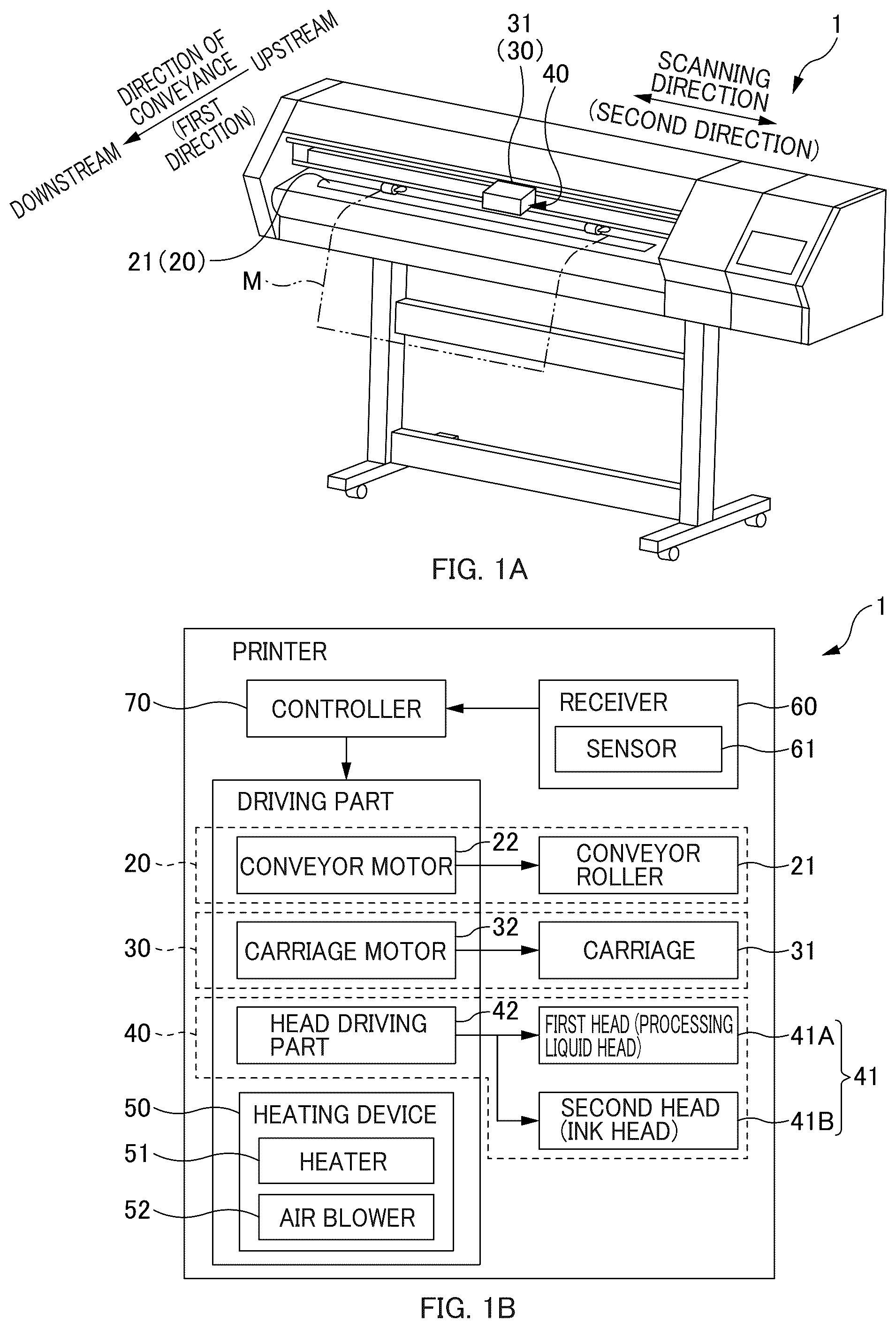 Patent US12304225 — Printer — Figure 1
