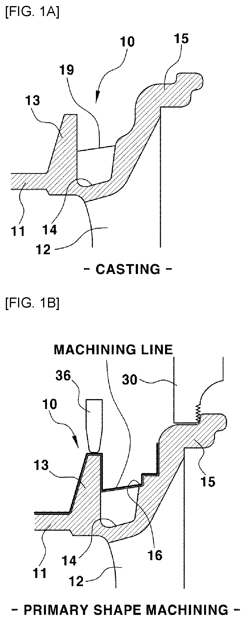 Patent US12304239 — Vehicle wheel having adjustable insert neck and method for manufacturing the same — Figure 1