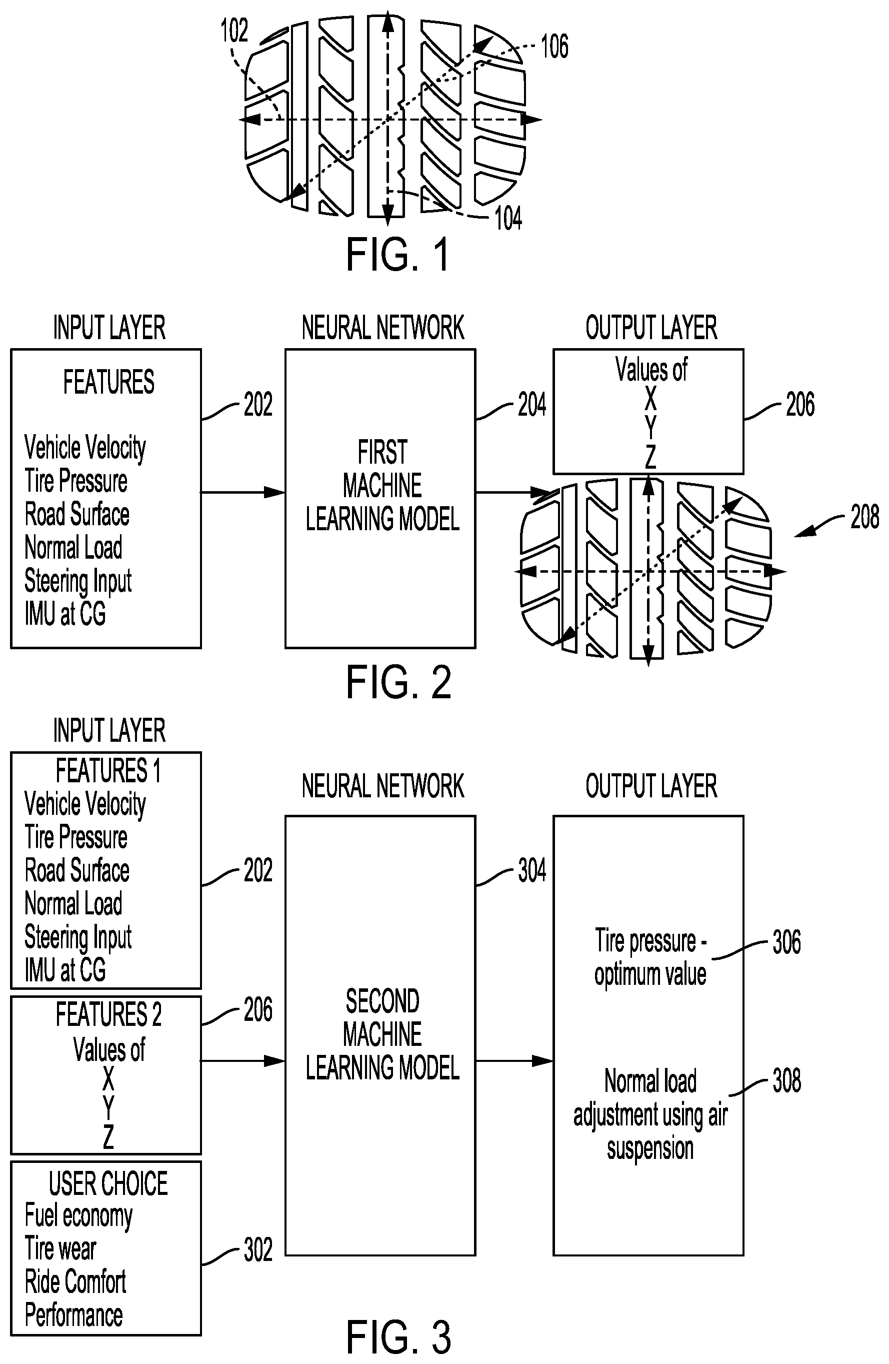 Patent US12304267 — System and method for tire contact patch optimization — Figure 1