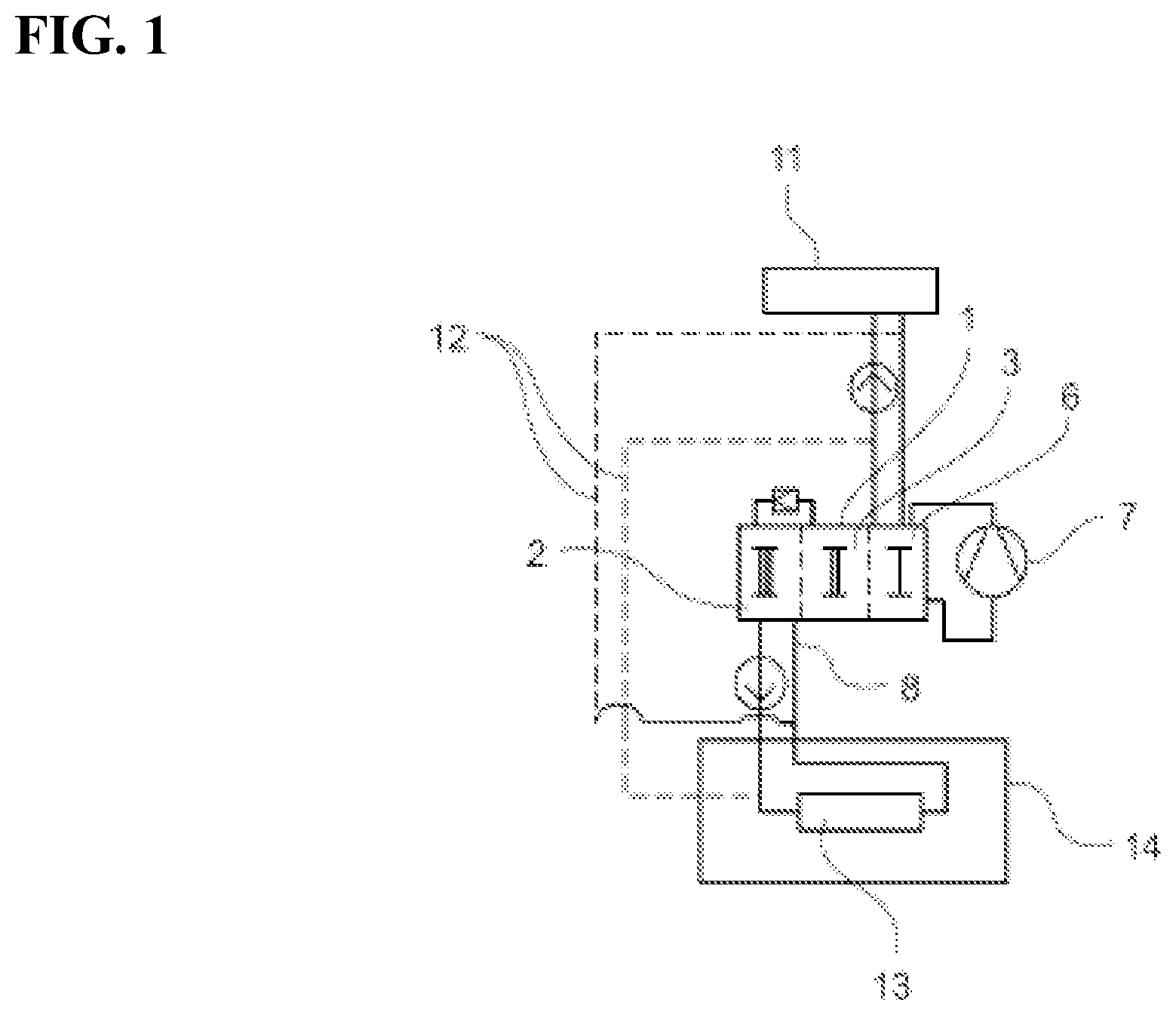 Patent US12304272 — Compact heat exchanger unit for electric vehicle particularly and air conditioning module — Figure 1