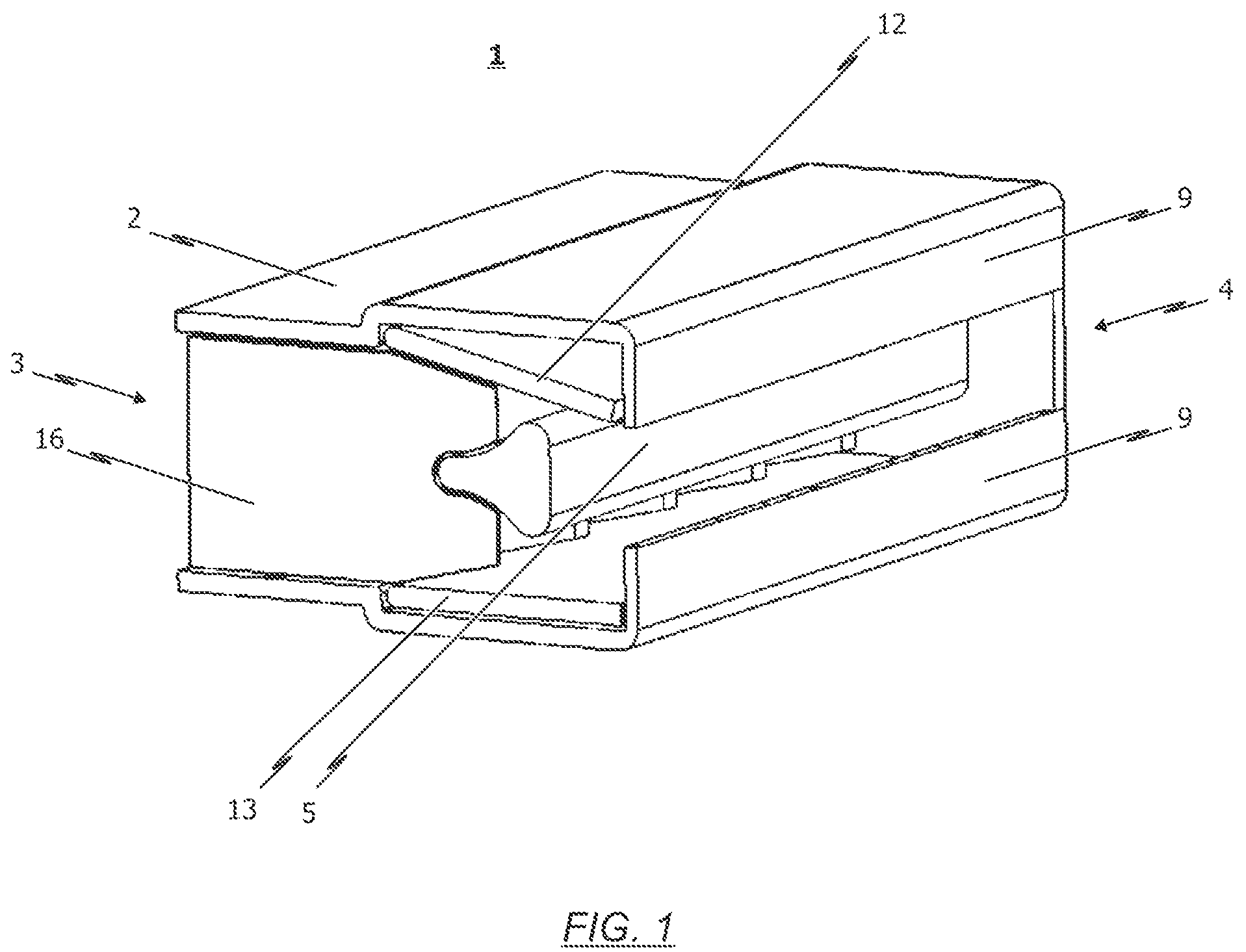 Patent US12304284 — Air vent for a vehicle — Figure 1
