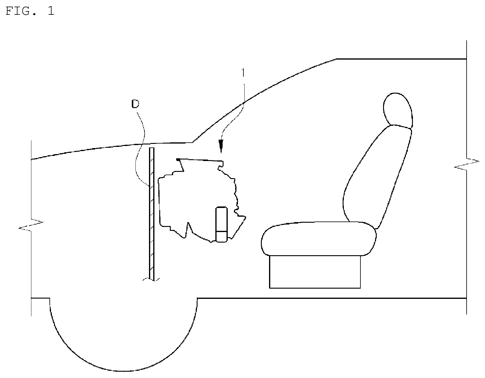 Patent US12304285 — Vehicle air conditioner — Figure 1