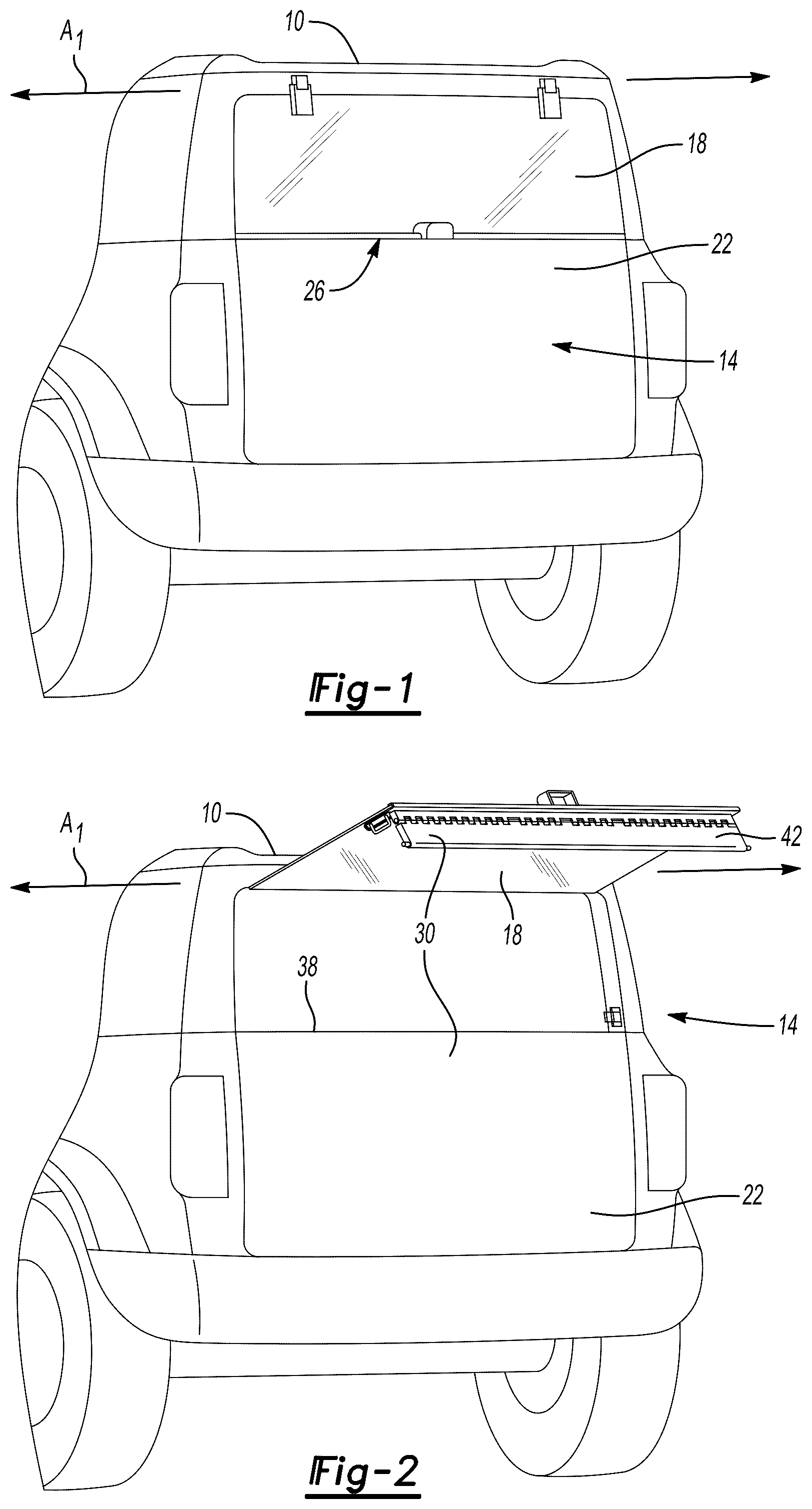 Patent US12304288 Figure 1 – Sealing system for vehicle closure system