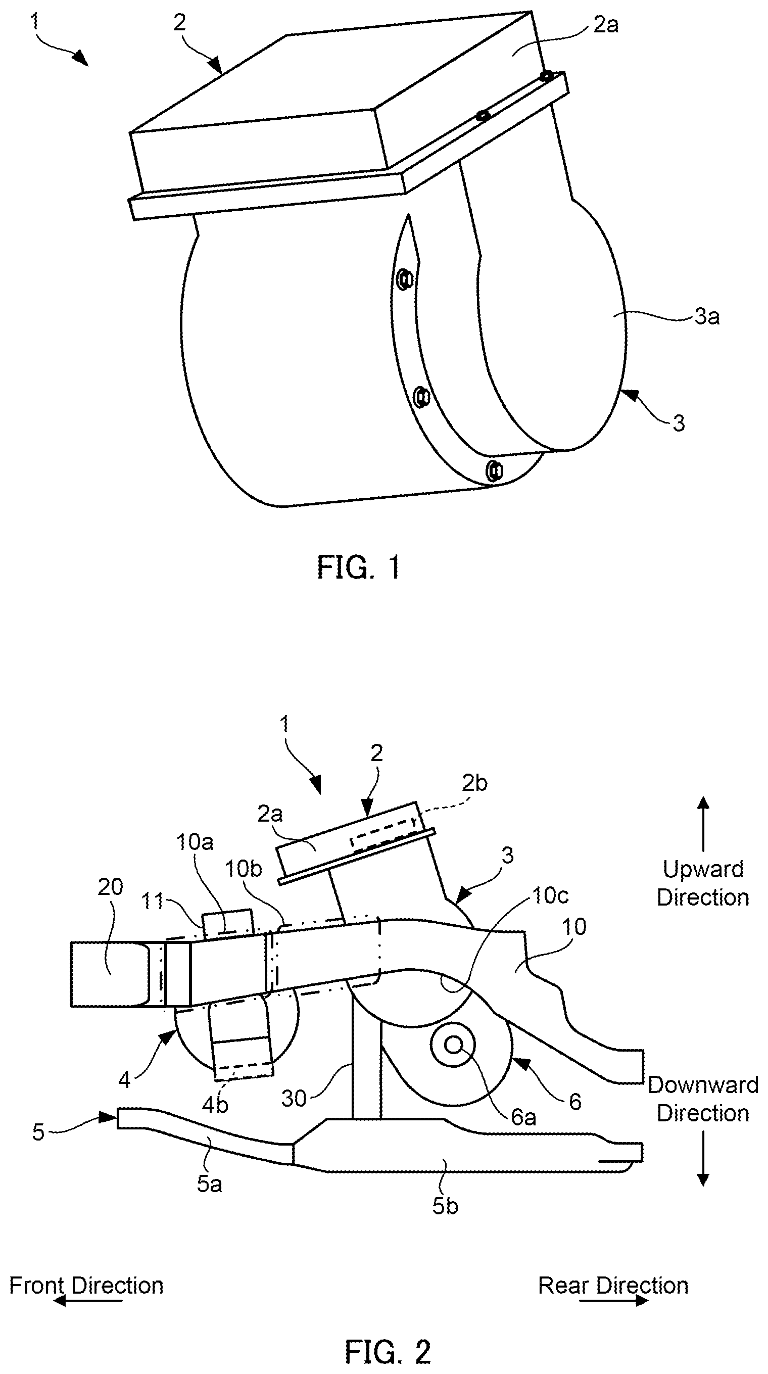 Patent US12304292 — Vehicle mounting structure for electric unit — Figure 1