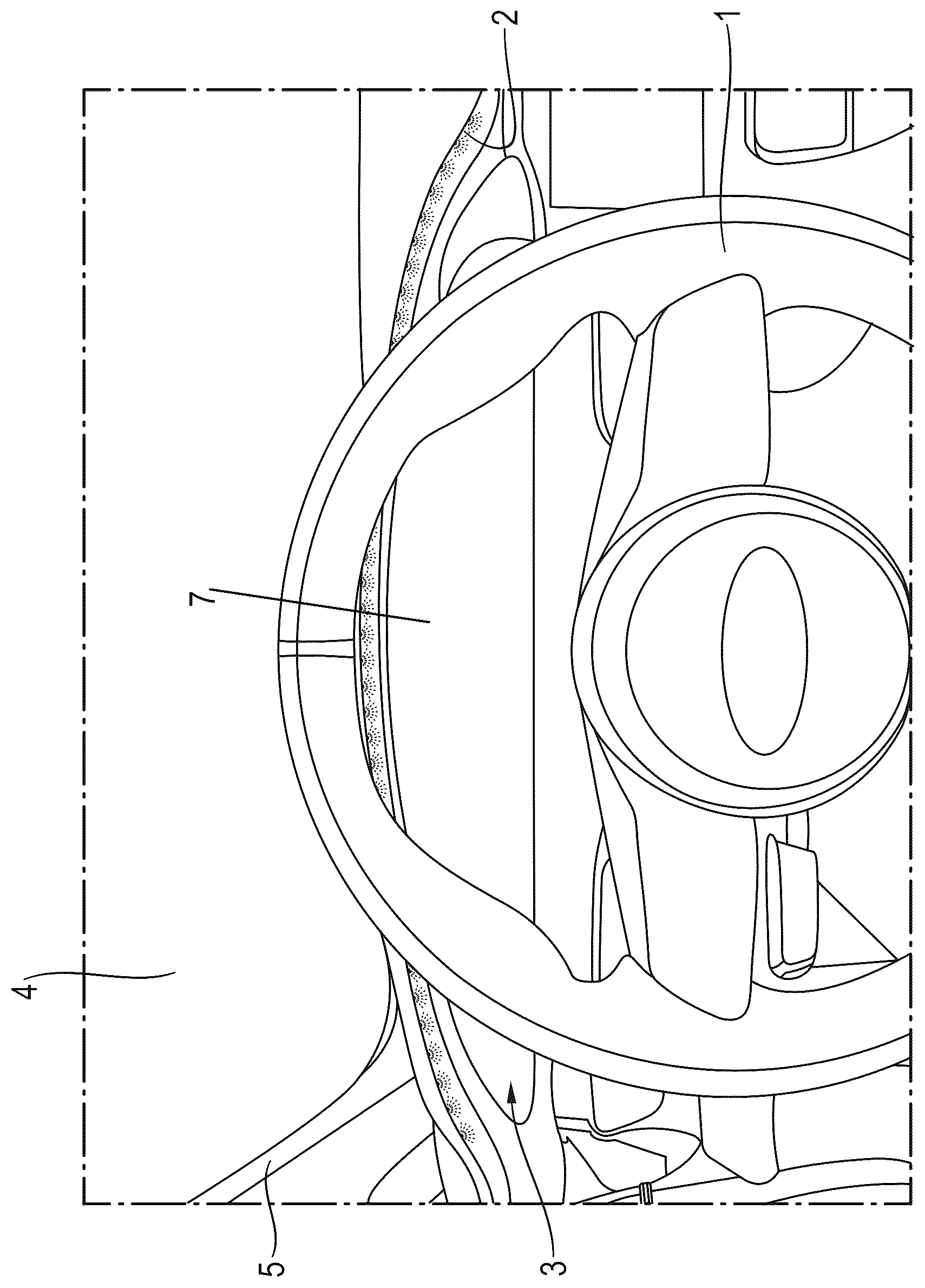 Patent US12304307 — Motor vehicle — Figure 1