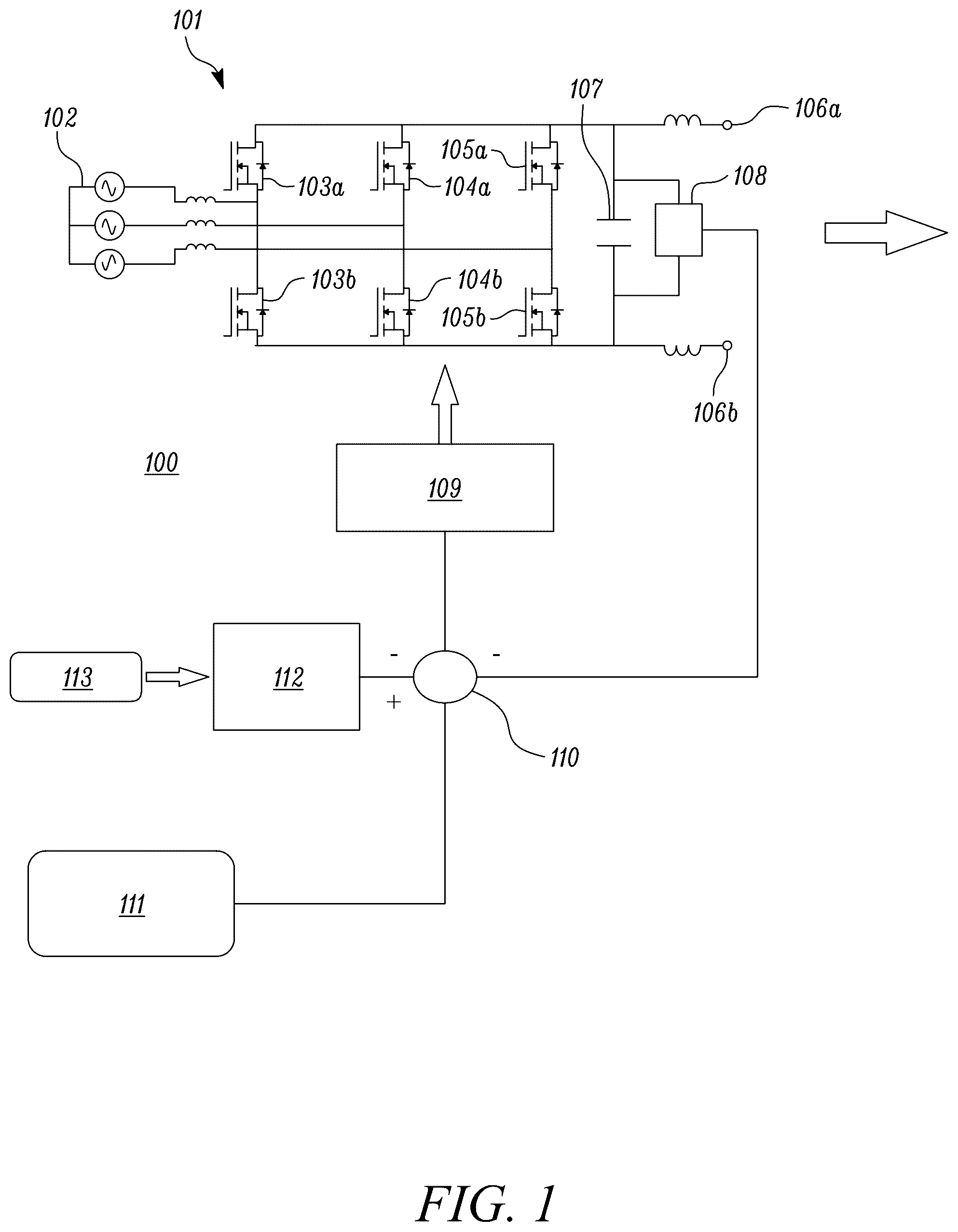 Patent US12304315 — Electrical converter — Figure 1