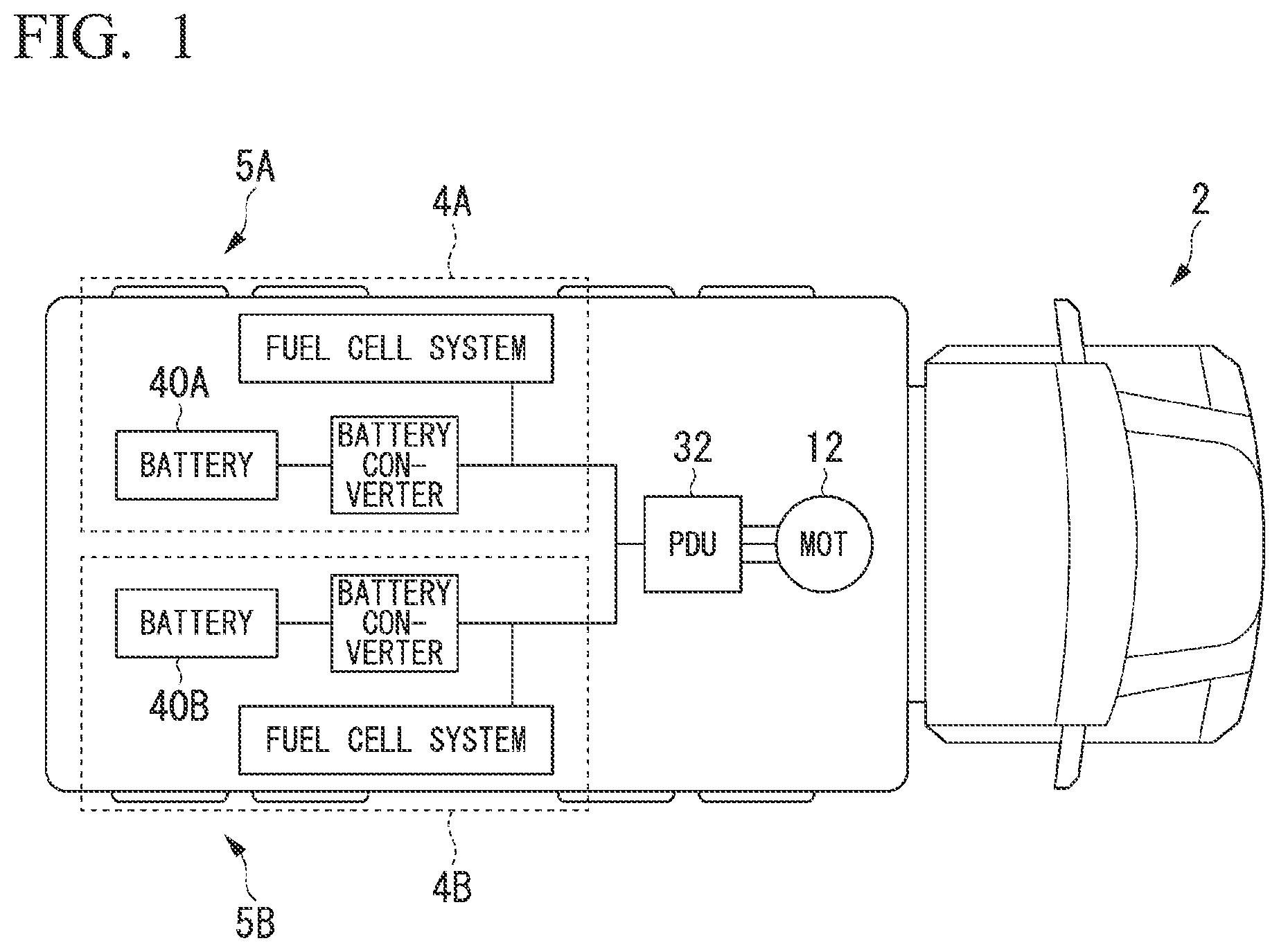 Patent US12304331 — Power supply control system and power supply control method — Figure 1