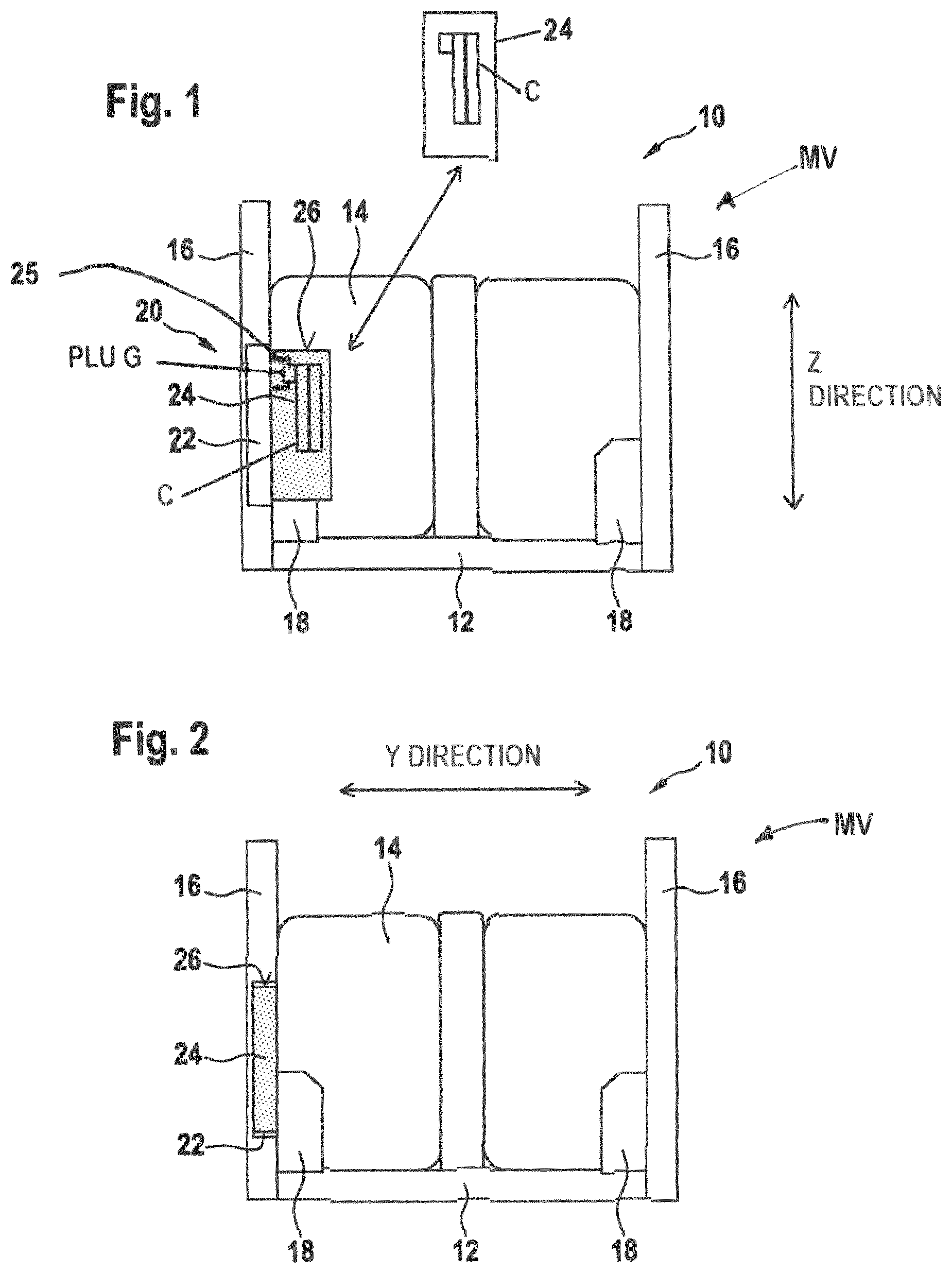 Patent US12304335 — Easy-to-clean storage device for a charging cable of a motor vehicle — Figure 1