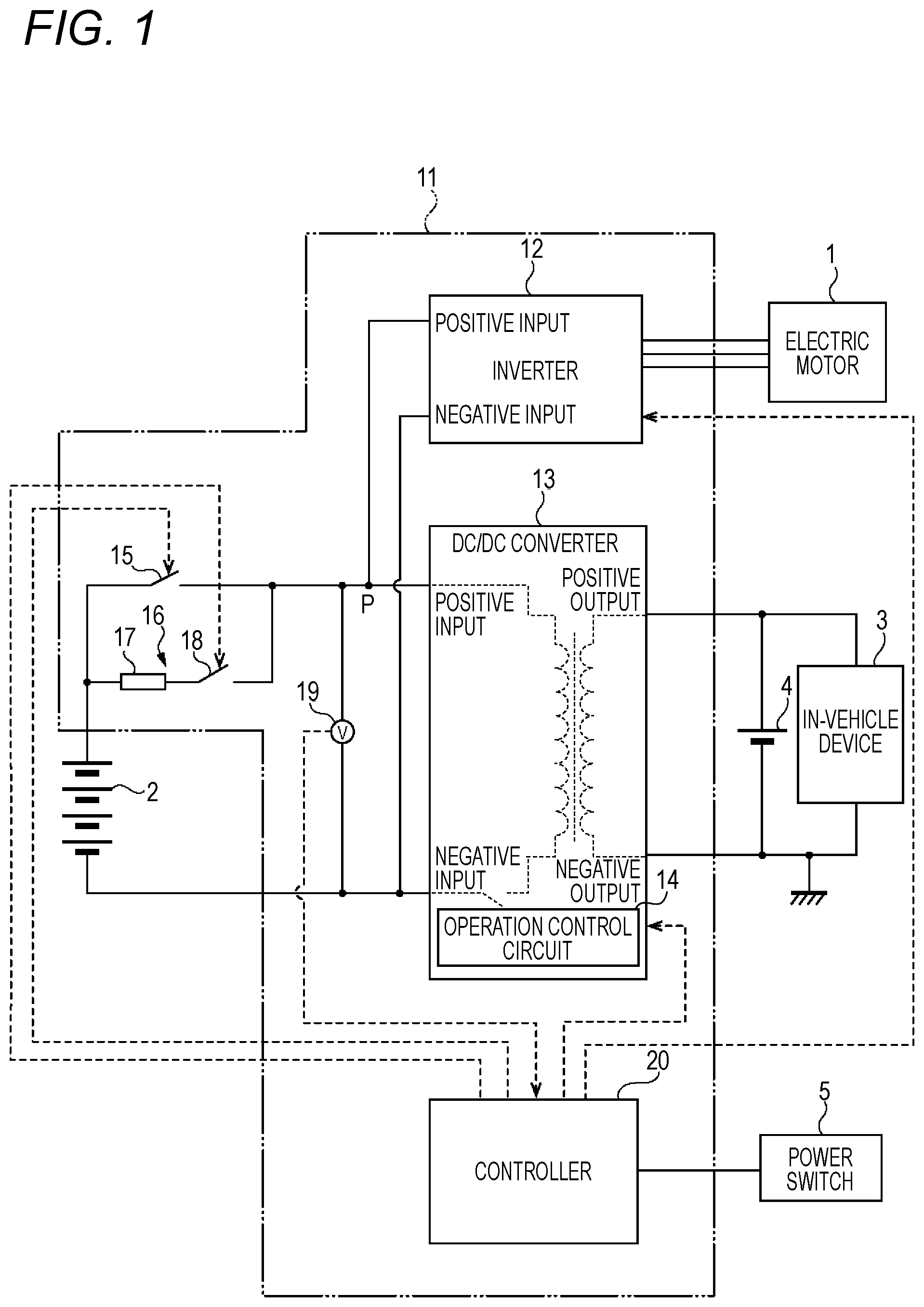 Patent US12304344 — Vehicle control device — Figure 1