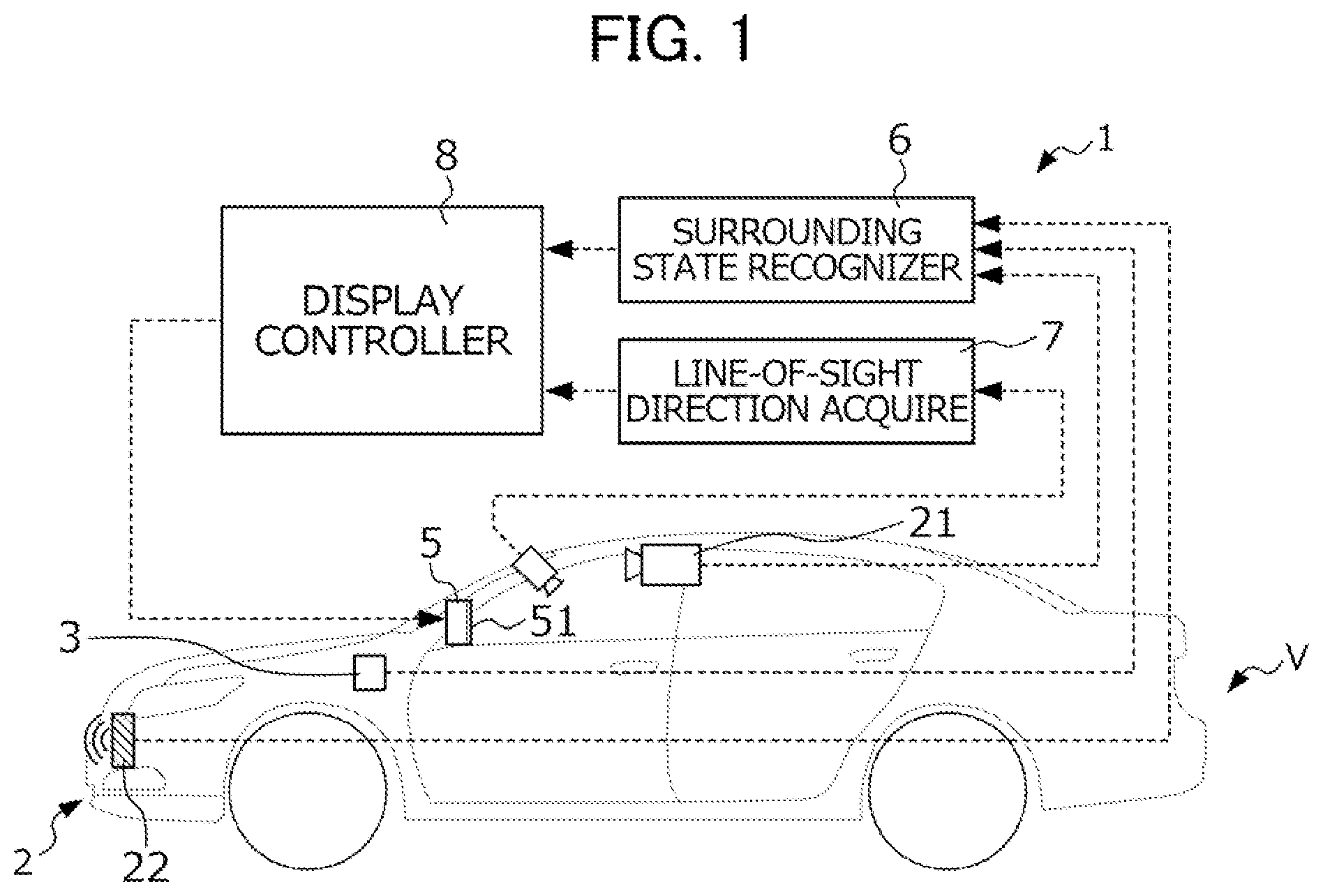 Patent US12304394 Figure 1 – Virtual image display device