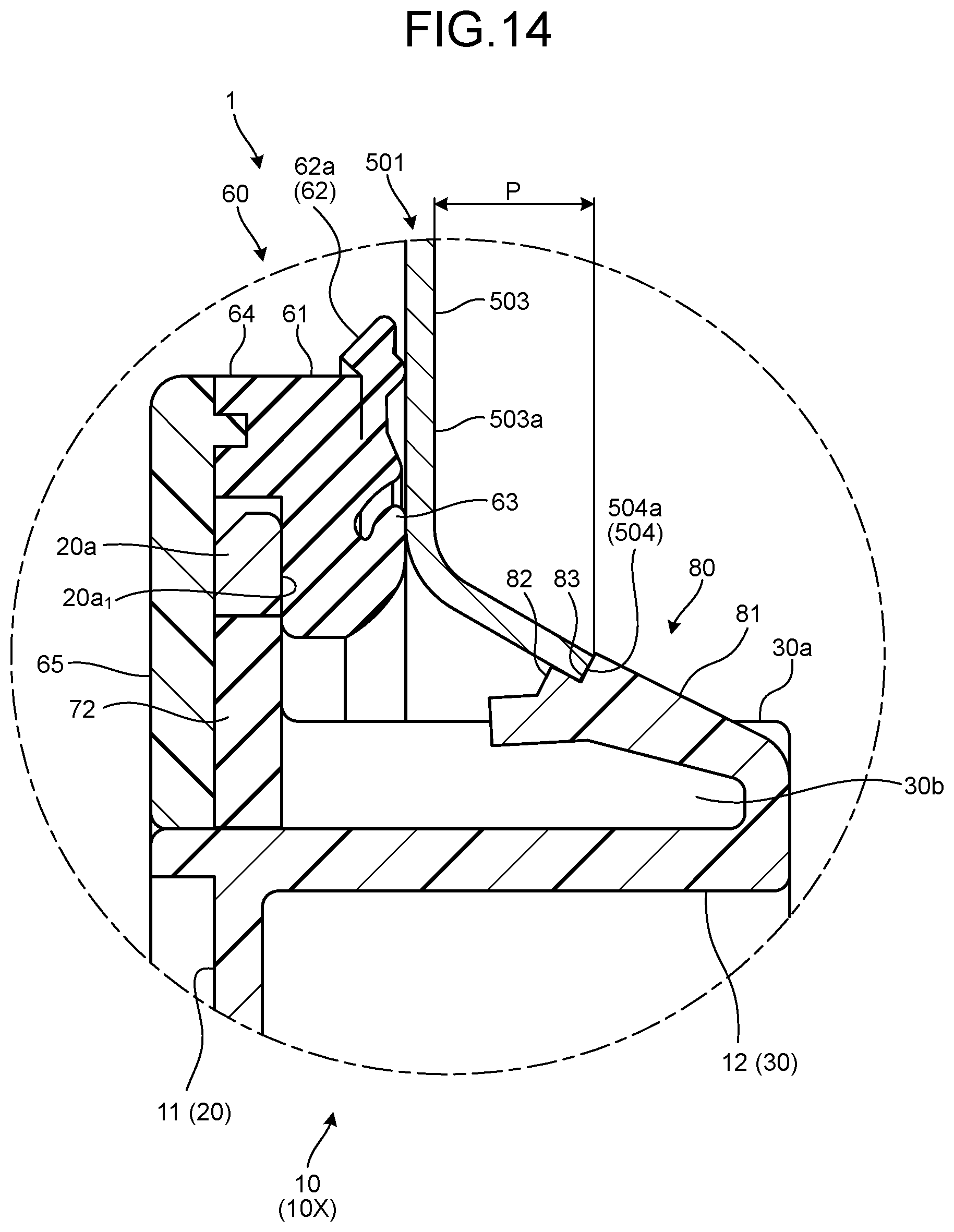 Patent US12304401 Figure 14 – Grommet