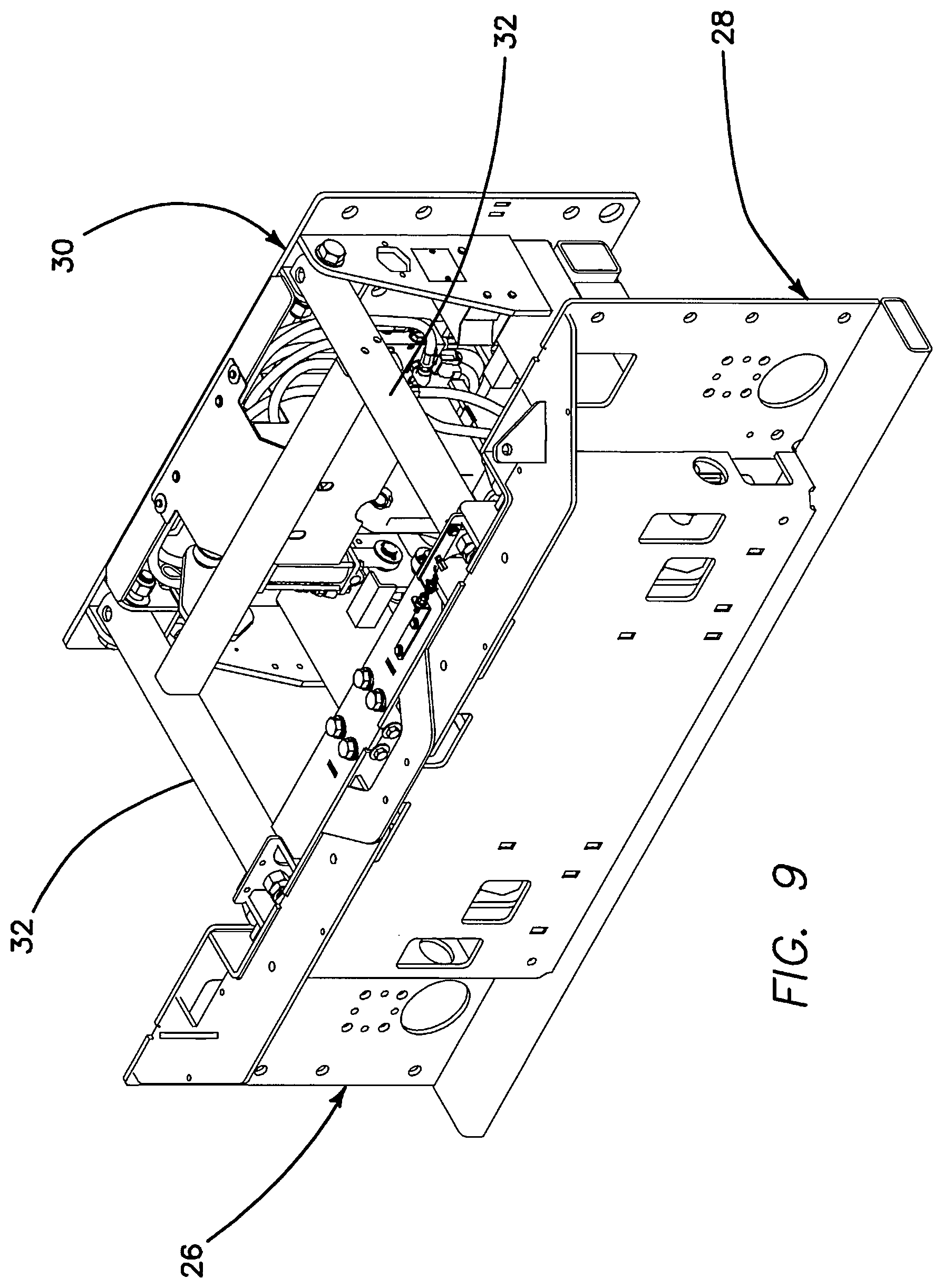Patent US12304409 Figure 4 – Vehicle-mounted crash attenuator
