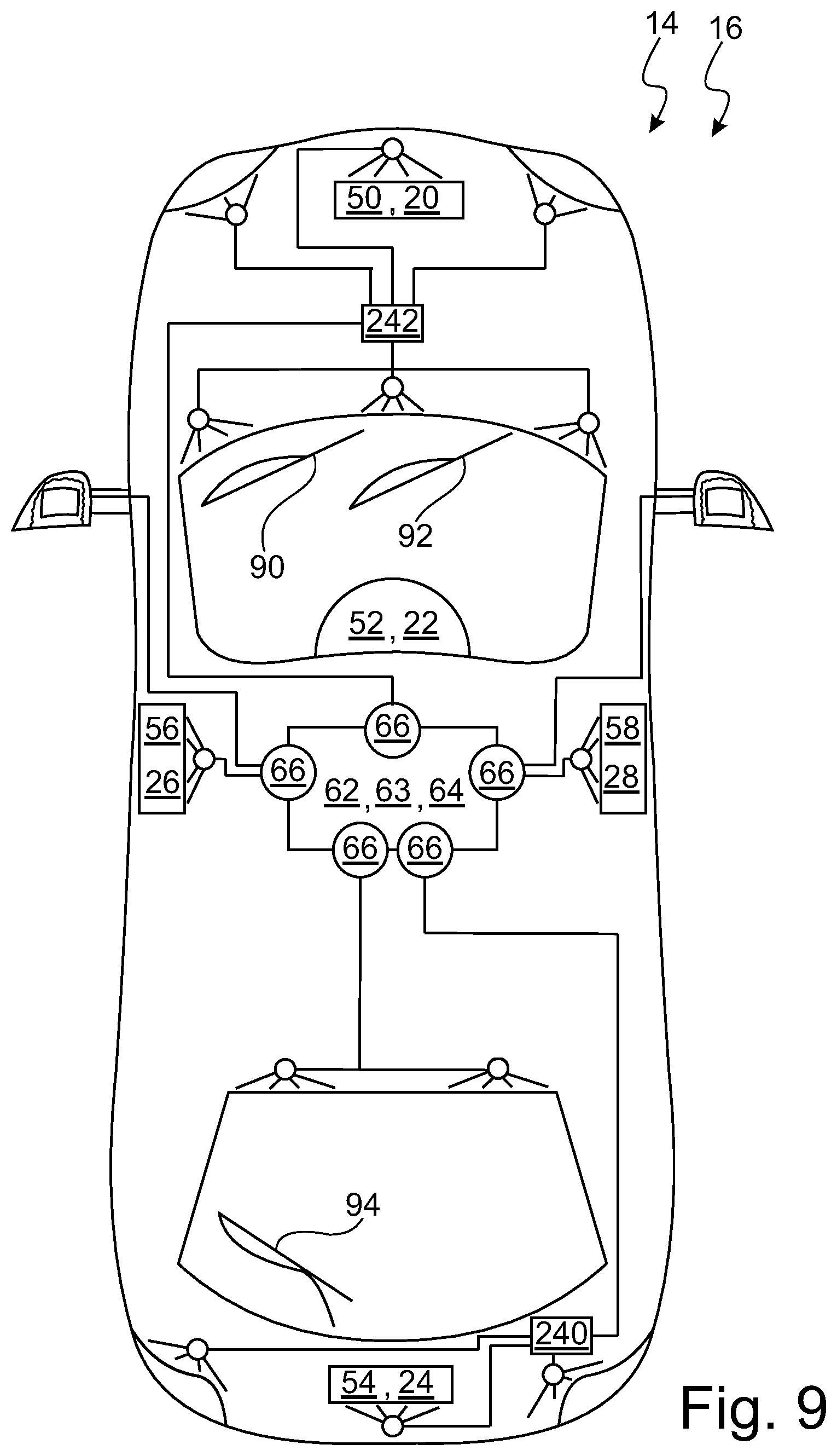 Patent US12304434 Figure 9 – Method for optimizing a resource requirement for a cleaning process, cleaning method, use of a control quantity, cleaning system and motor vehicle
