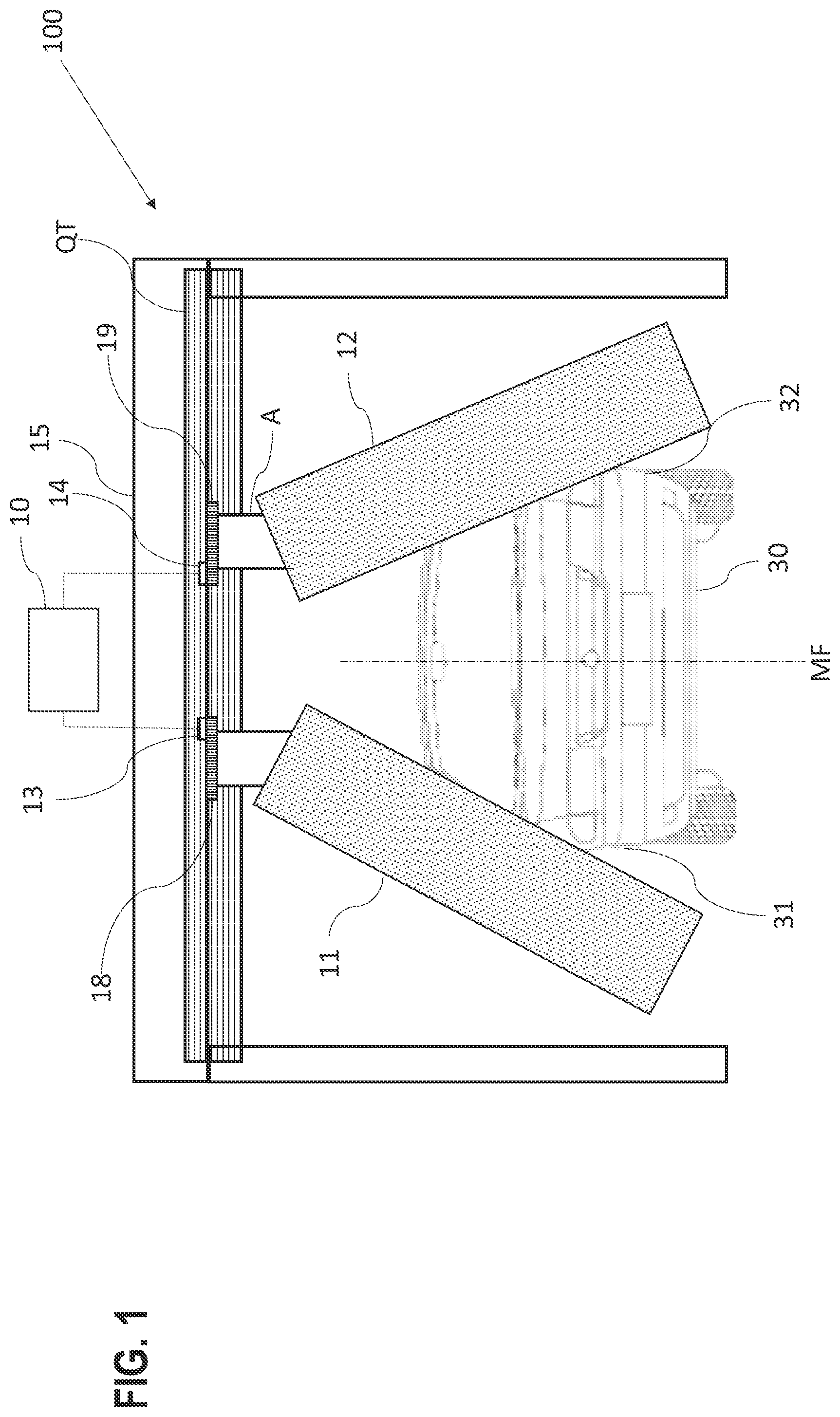 Patent US12304438 Figure 1 – Determining a geometric center position of a vehicle