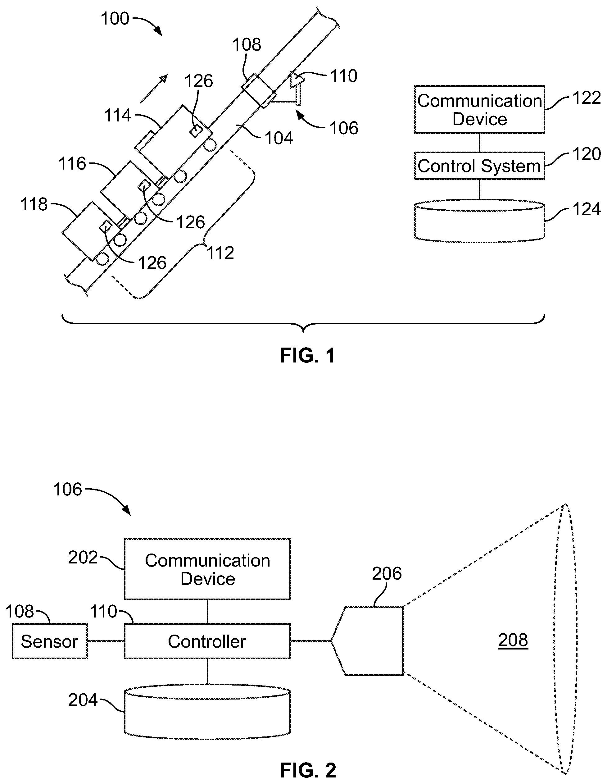 Patent US12304450 — Weight profile determination system — Figure 1