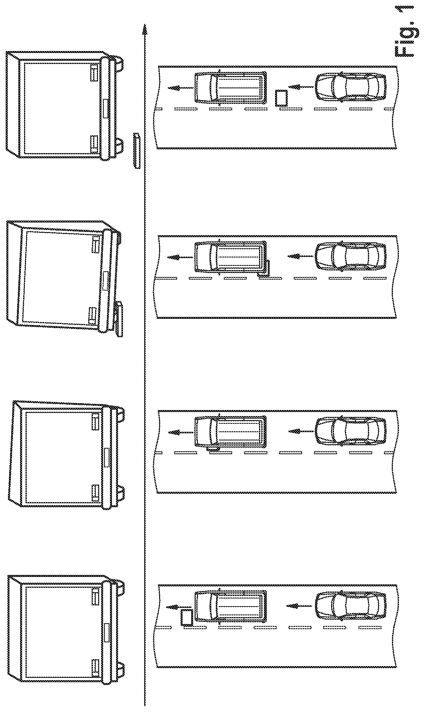 Patent US12304462 Figure 1 – Method for detecting an obstacle on a route