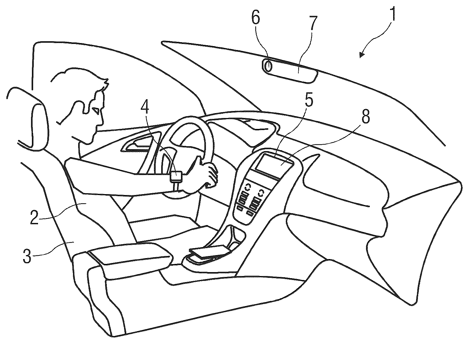 Patent US12304500 — Method for operating a vehicle — Figure 1