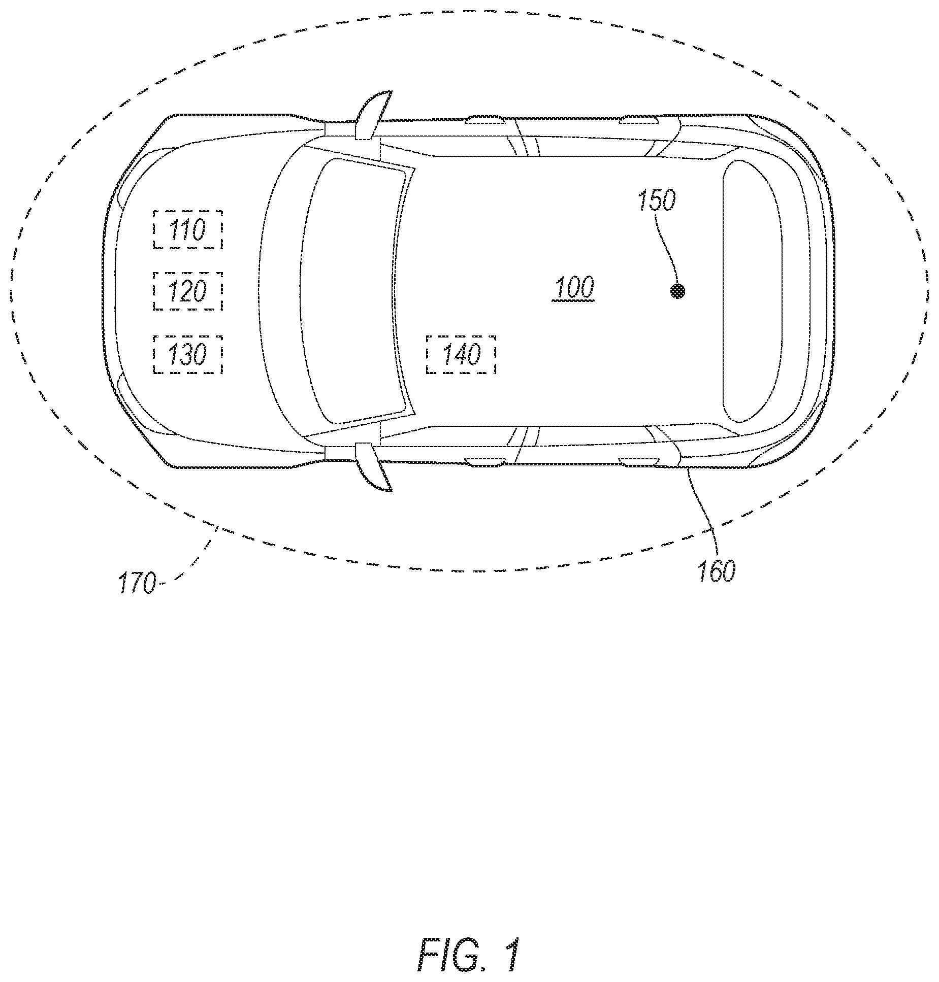 Patent US12304515 — Vehicle path adjustment — Figure 1