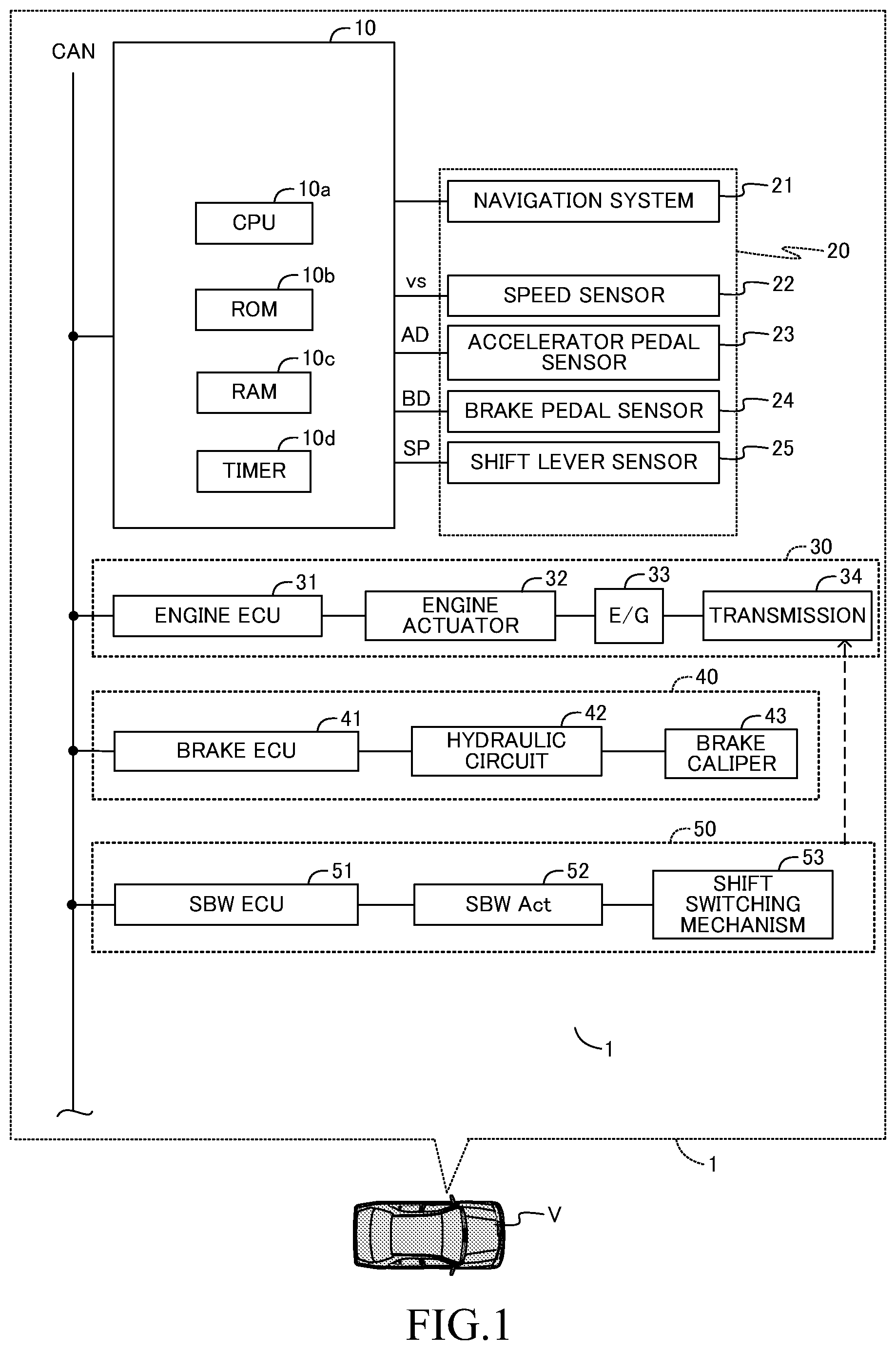 Patent US12304516 Figure 1 – Acceleration suppression apparatus