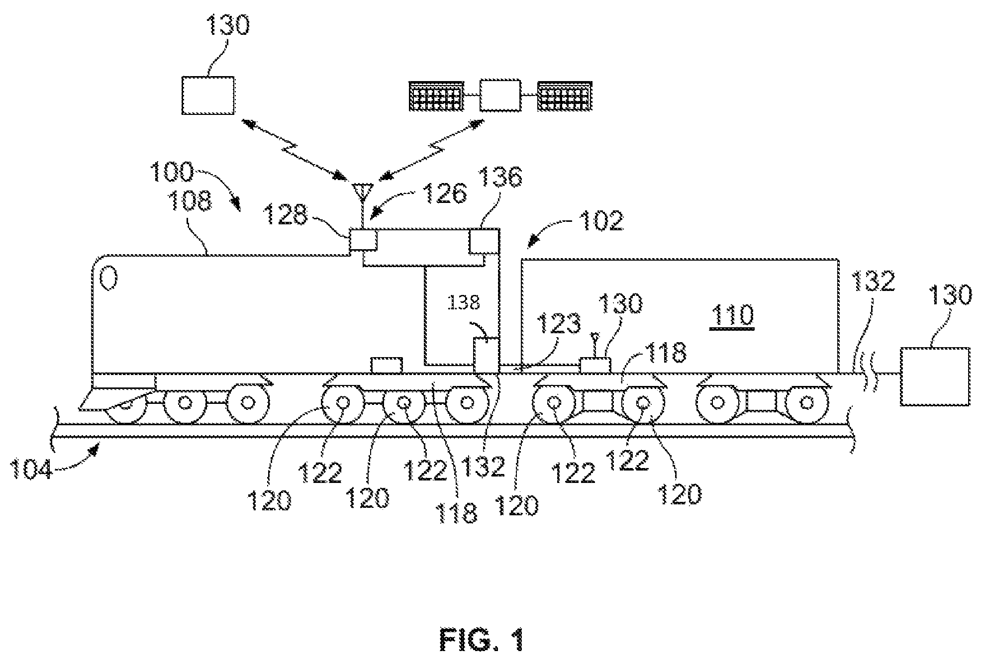 Patent US12304536 — Hybrid communication system — Figure 1