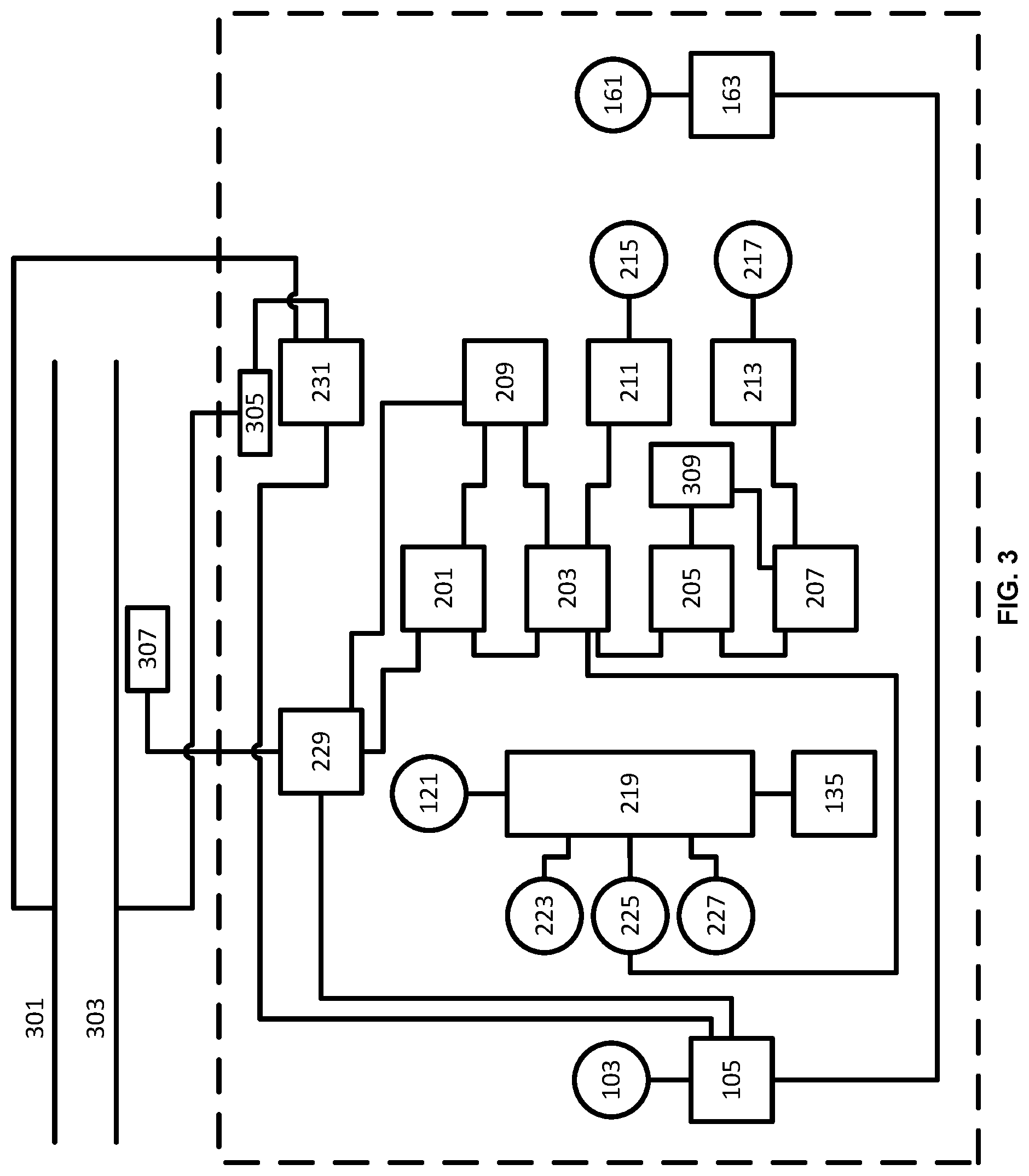 Patent US12304541 Figure 3 – Station time, grade time, stop time, and relay time testing device