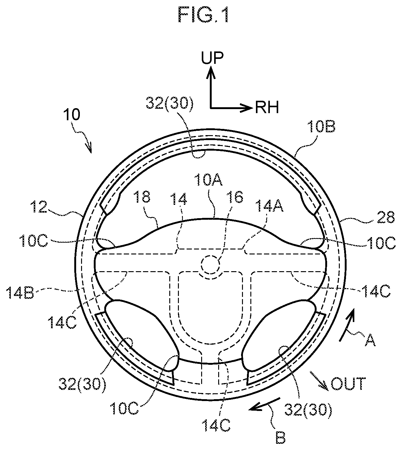 Patent US12304550 Figure 1 – Decorative body