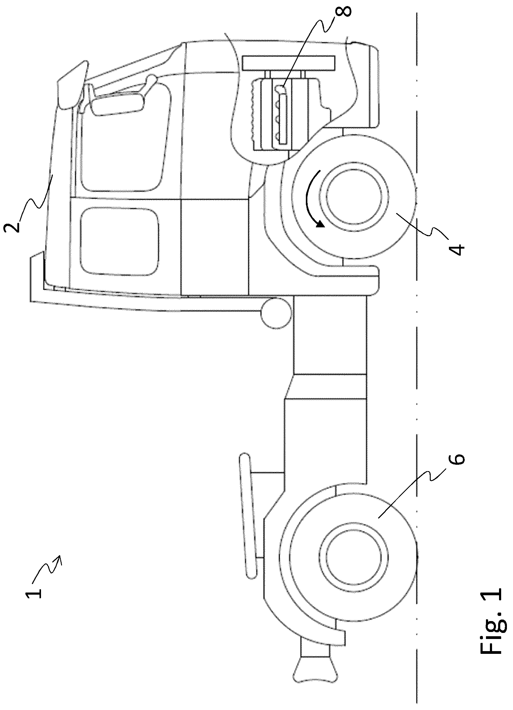 Patent US12304570 — System and method for counteracting cabin vibrations — Figure 1