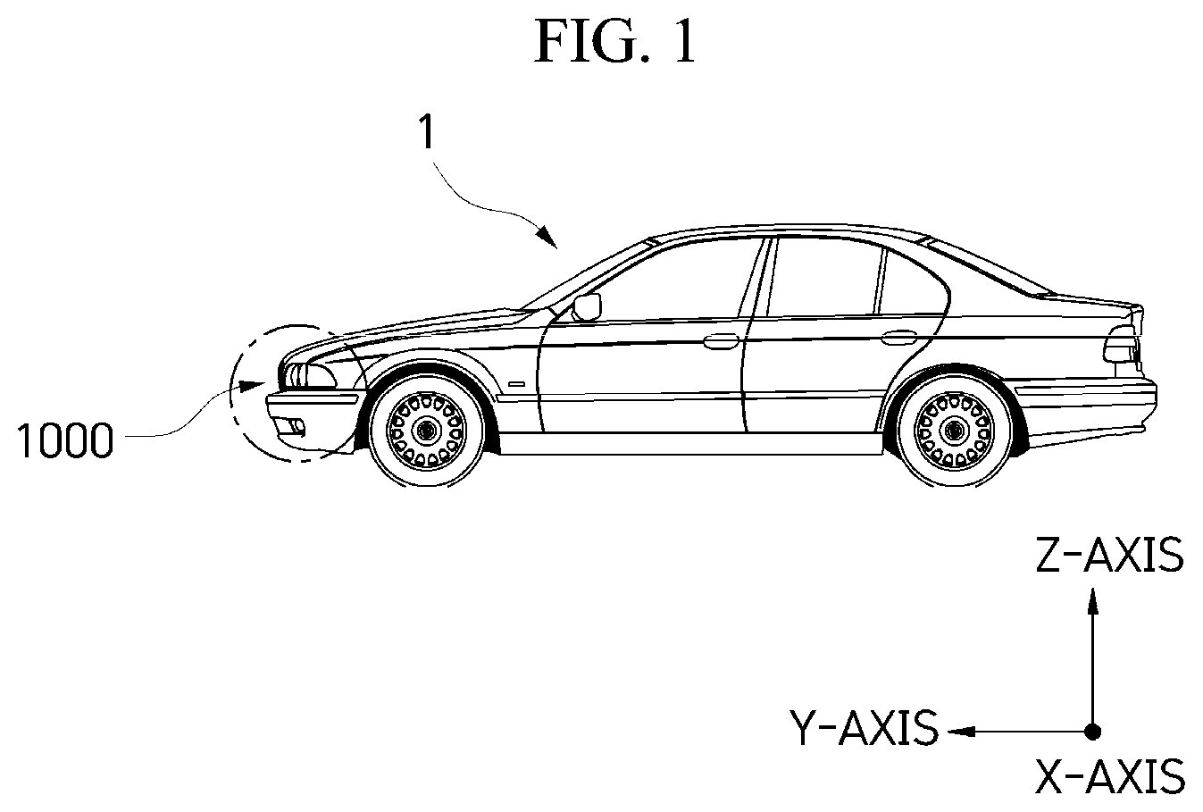 Patent US12304571 — Active air flap for vehicles — Figure 1