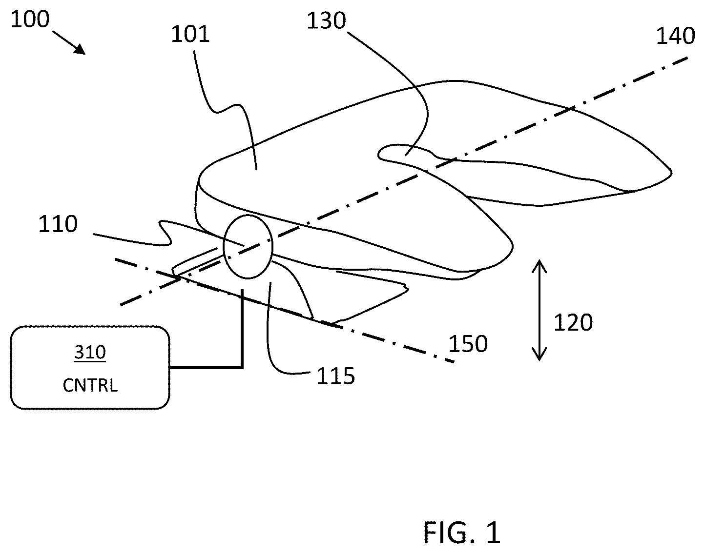 Patent US12304578 — Fifth wheel control arrangements for articulated vehicles — Figure 1