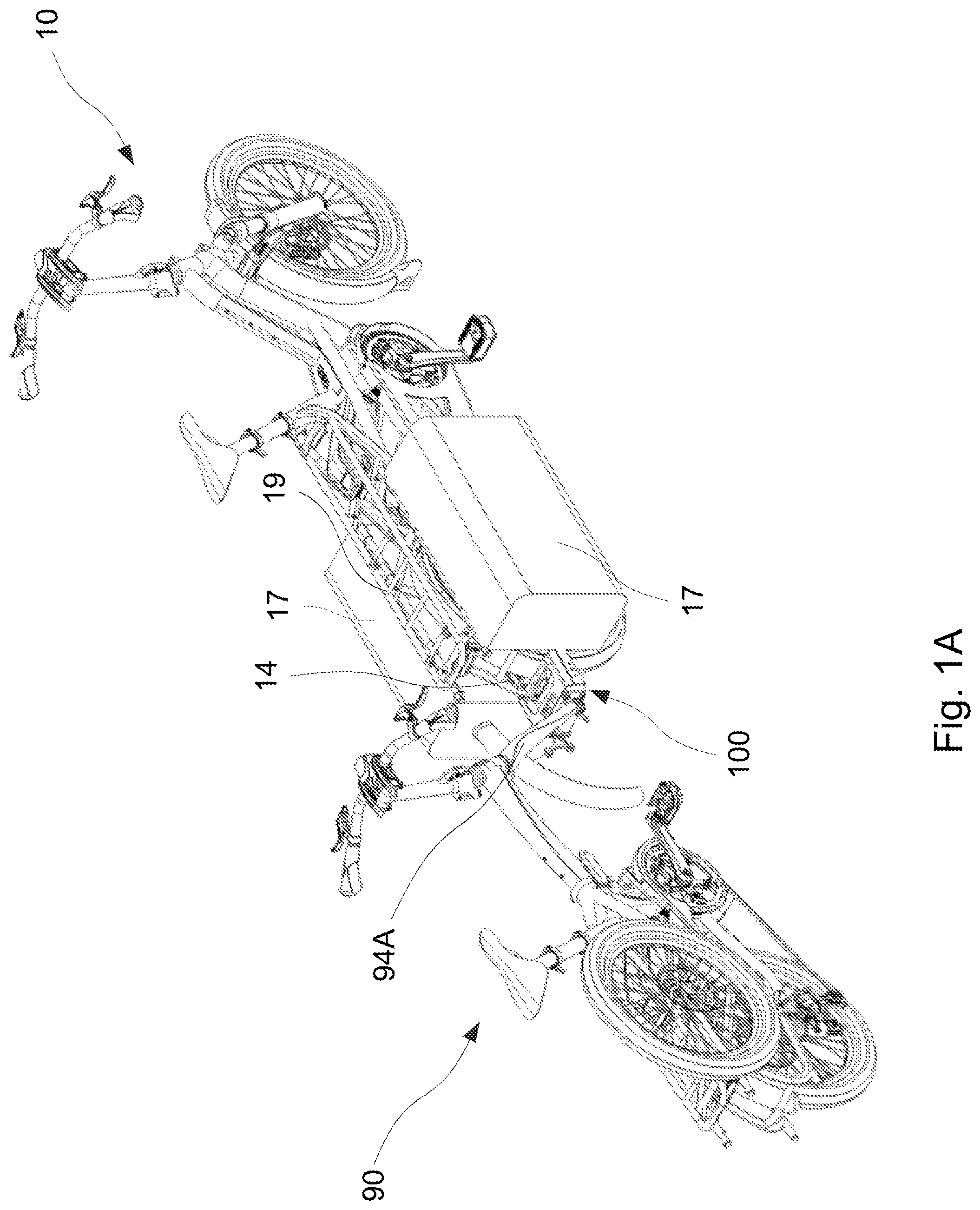 Patent US12304590 — Vehicle towing hitch — Figure 1