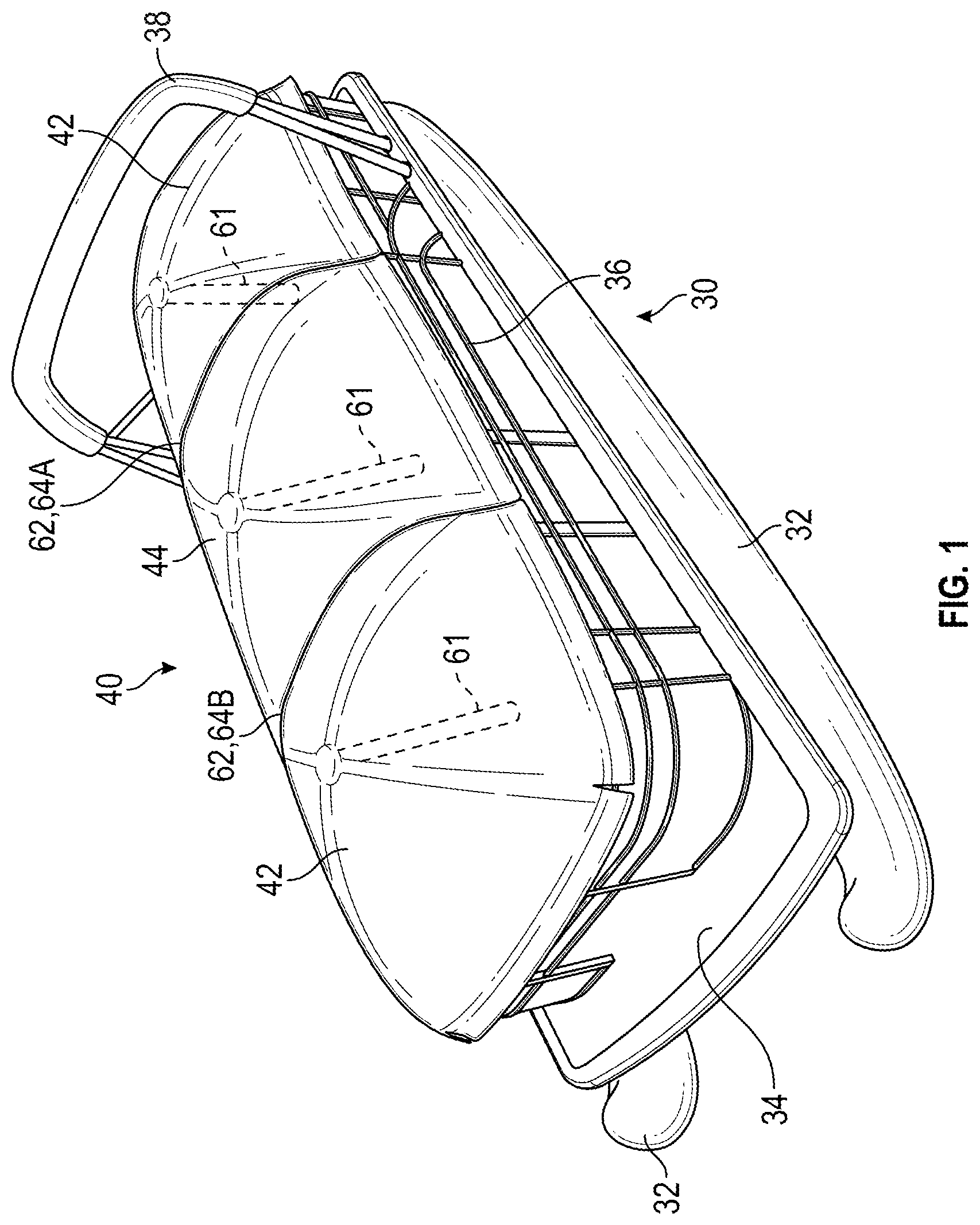 Patent US12304595 — Watercraft cover — Figure 1