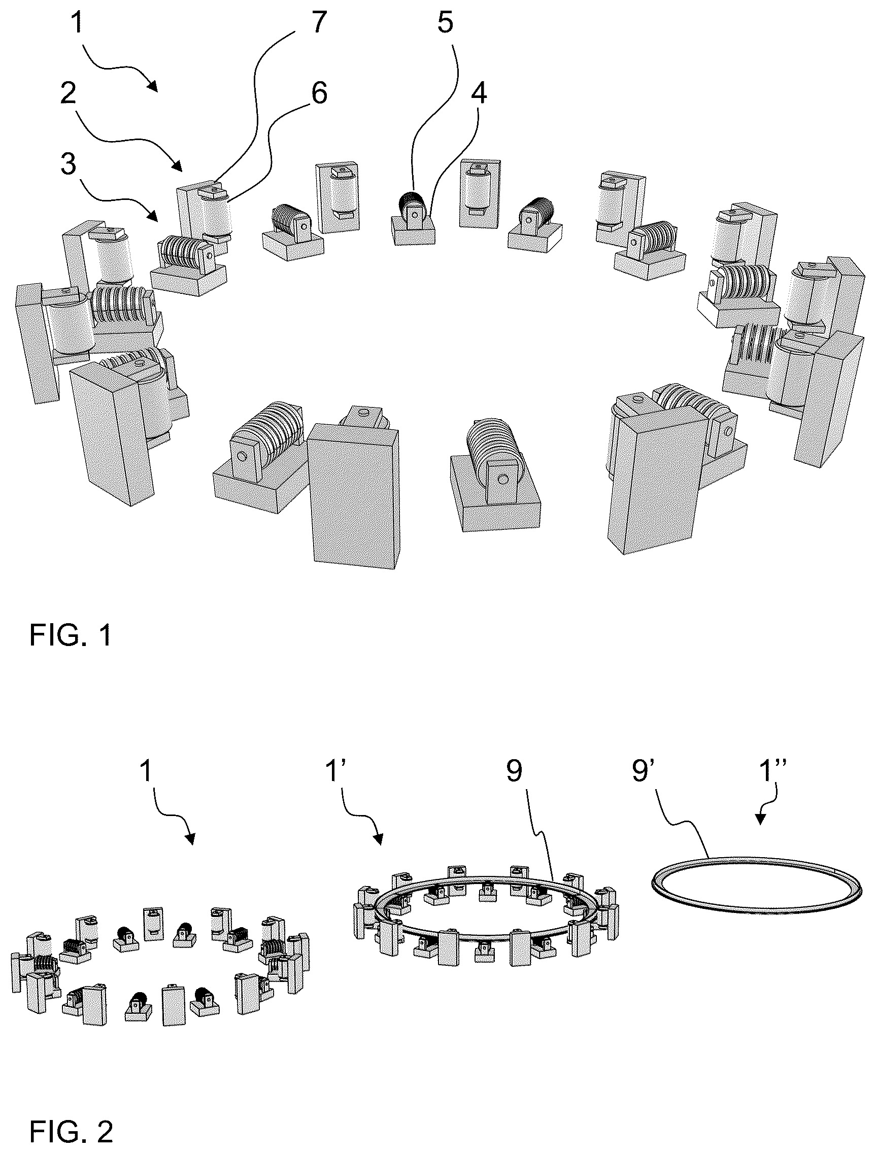 Patent US12304600 — Method of assembling a tubular floating structure and its use — Figure 1