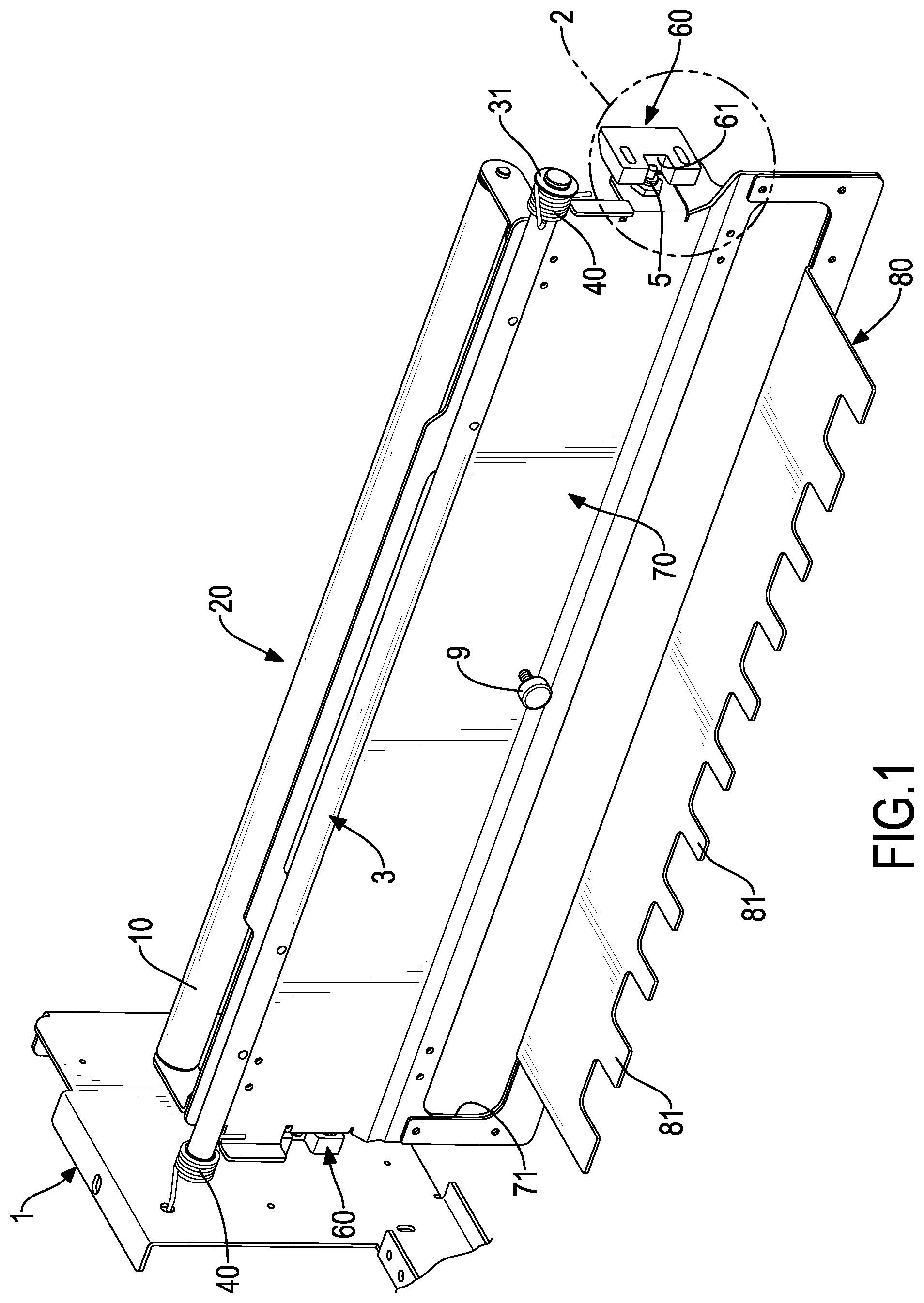 Patent US12304673 — Film wrapping machine and film leading device therefor — Figure 1