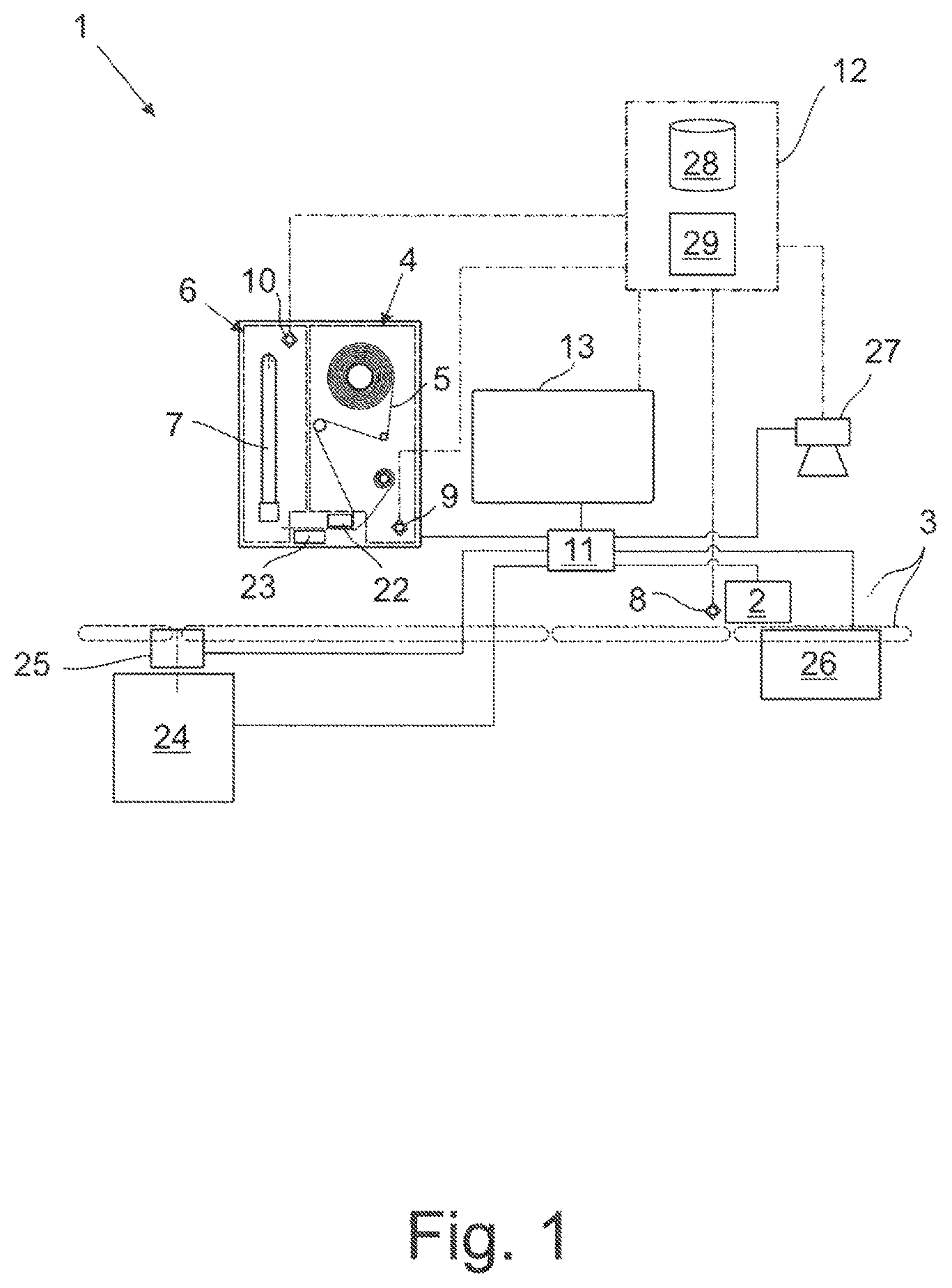 Patent US12304687 — Method for operating a labelling system — Figure 1