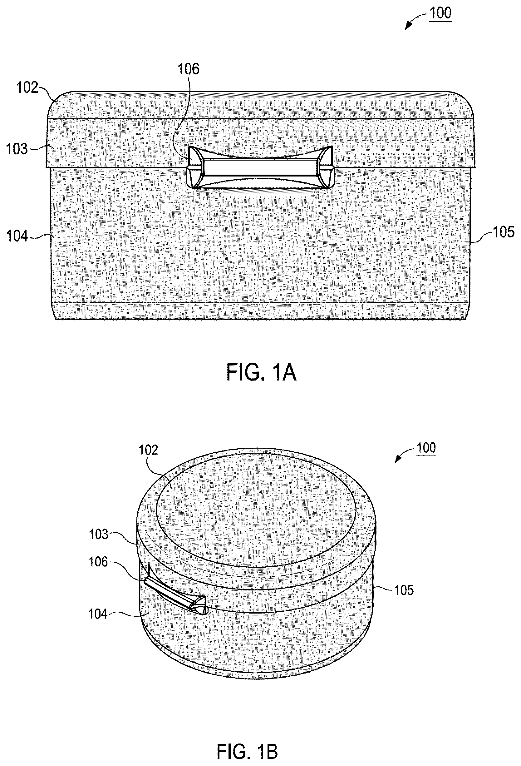 Patent US12304700 — Metallized hinge cap — Figure 1