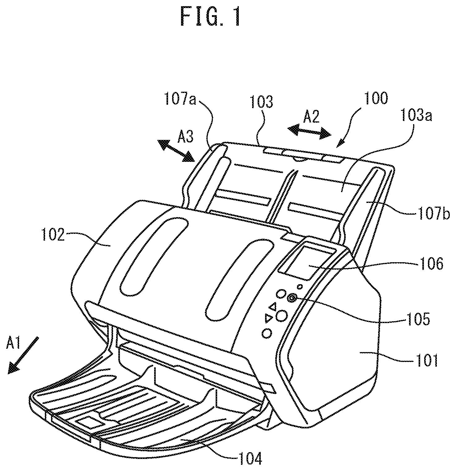 Patent US12304764 — Medium transport device, control method, and control program — Figure 1