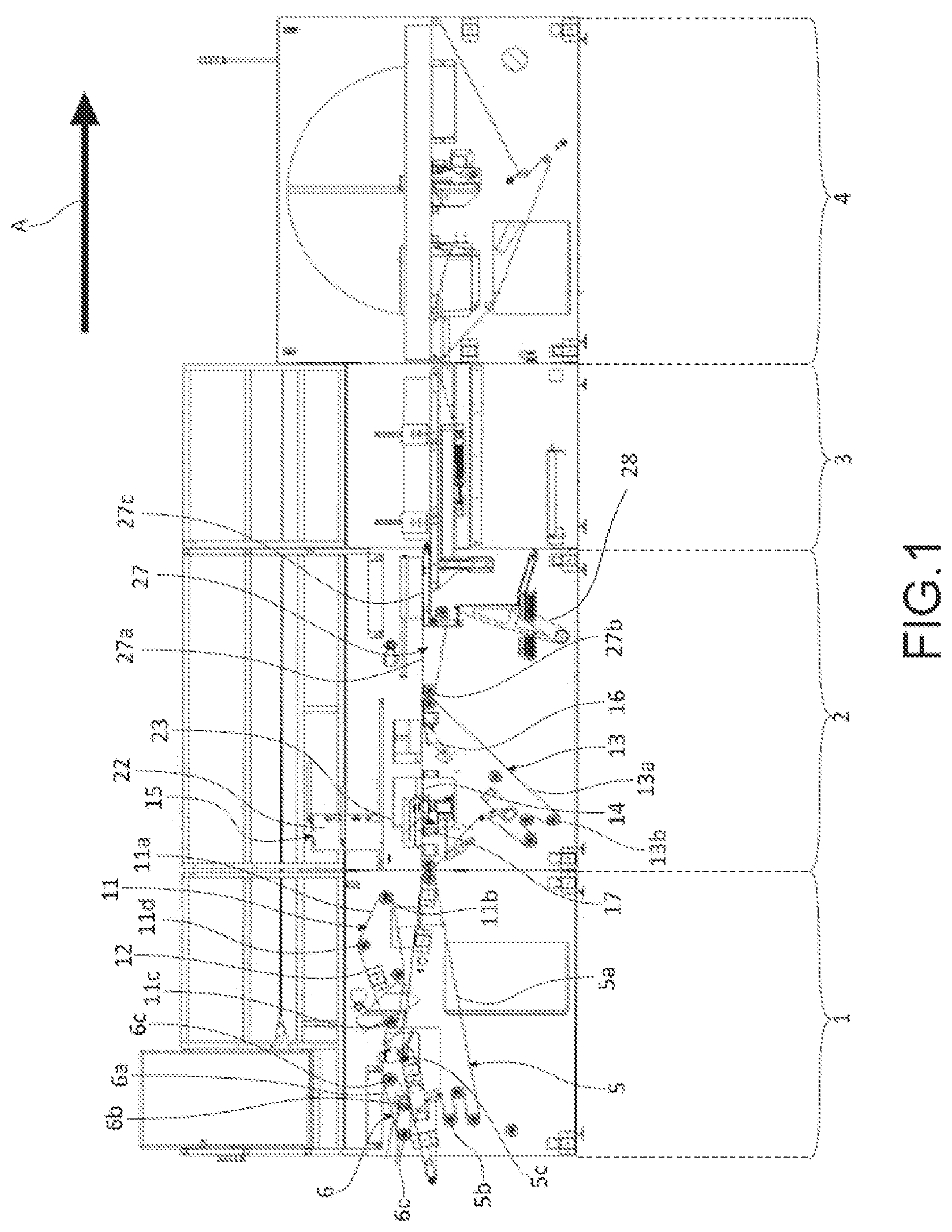 Patent US12304765 — Method and apparatus for folding a stack of sheets — Figure 1