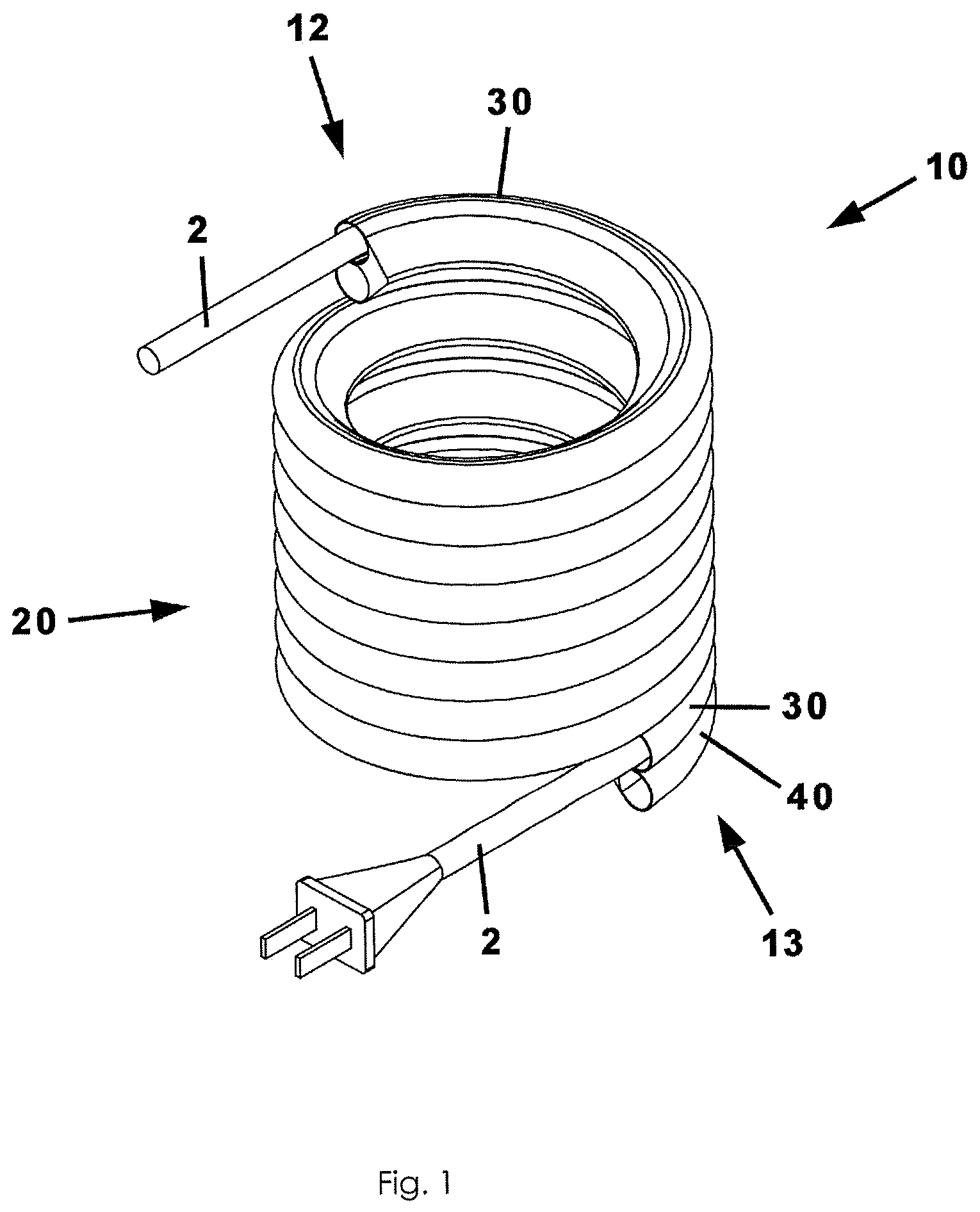 Patent US12304770 Figure 1 – Coiled sheath system