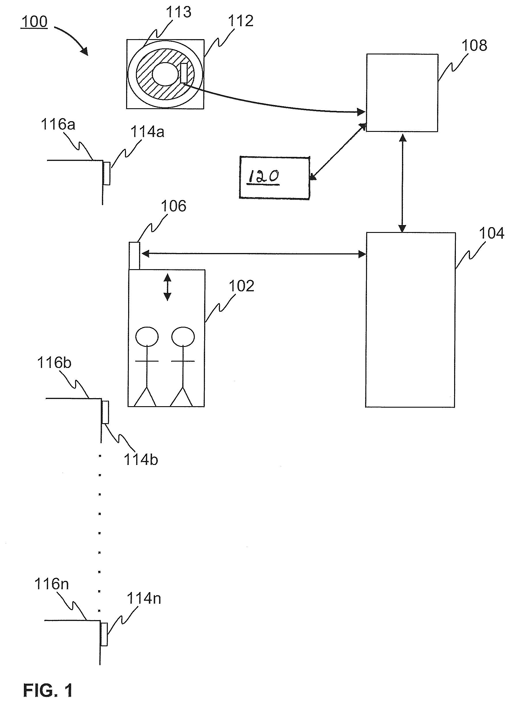 Patent US12304775 — Method and an elevator system for performing a synchronization run of an elevator car — Figure 1