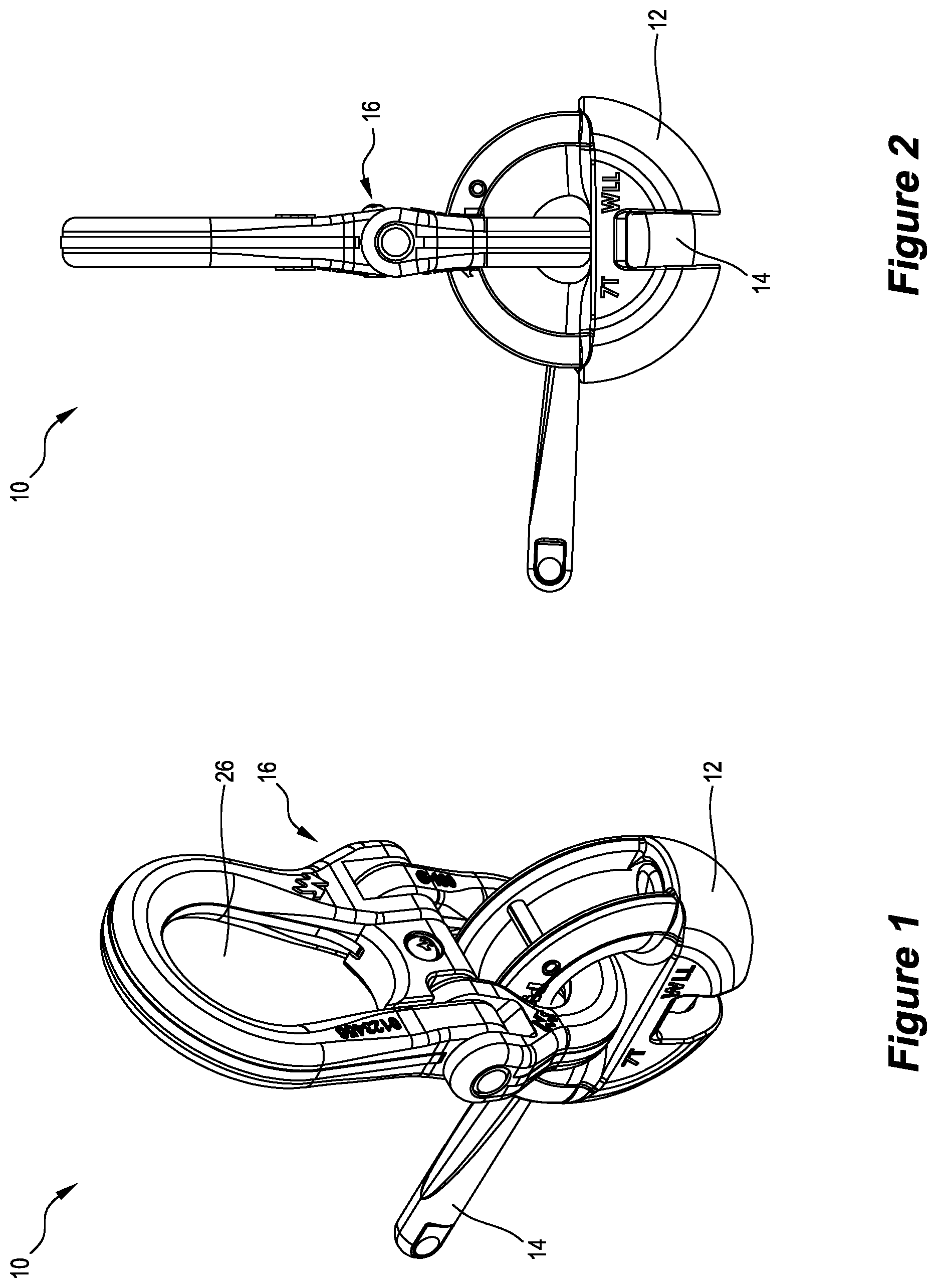 Patent US12304778 — Clutch having tamper evident indicator — Figure 1