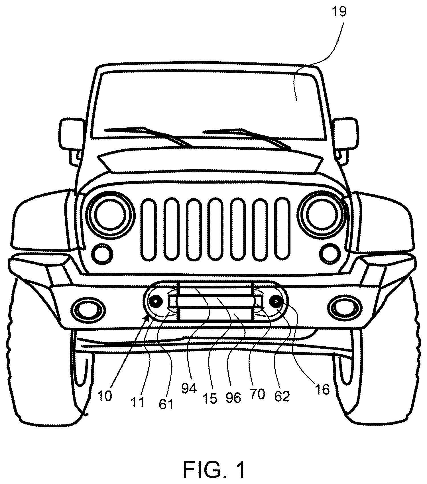 Patent US12304782 — Convertible fairlead assembly — Figure 1