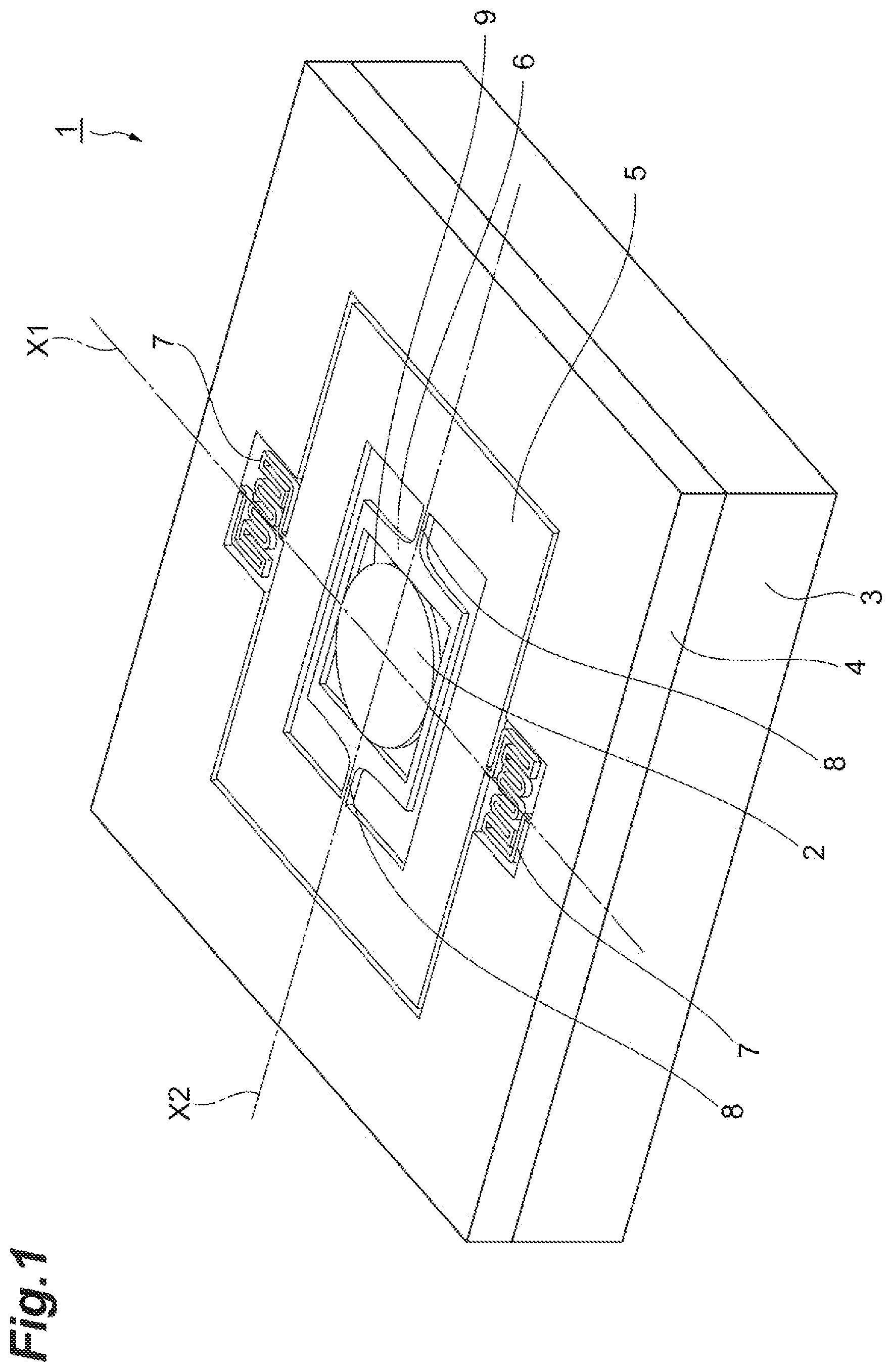Patent US12304806 — Actuator device — Figure 1
