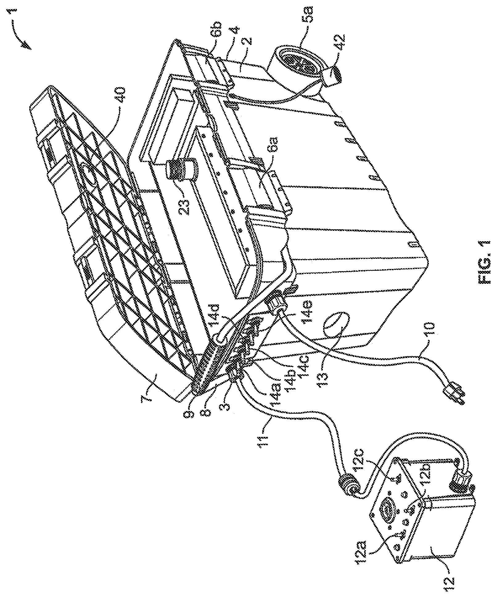Patent US12304811 — Ozone-based contaminant eradication system and method — Figure 1