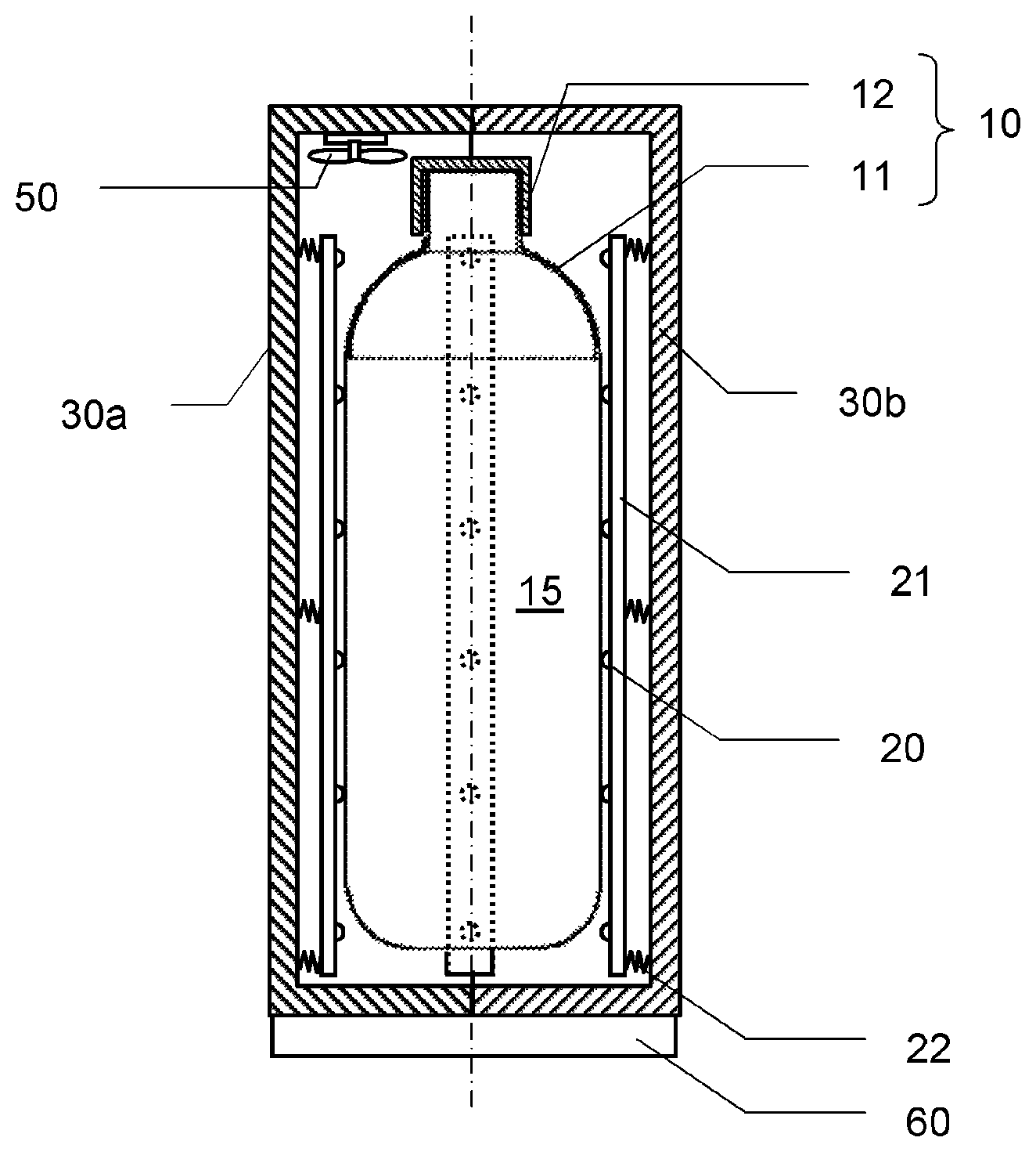 Patent US12304835 Figure 1 – Water treatment apparatus