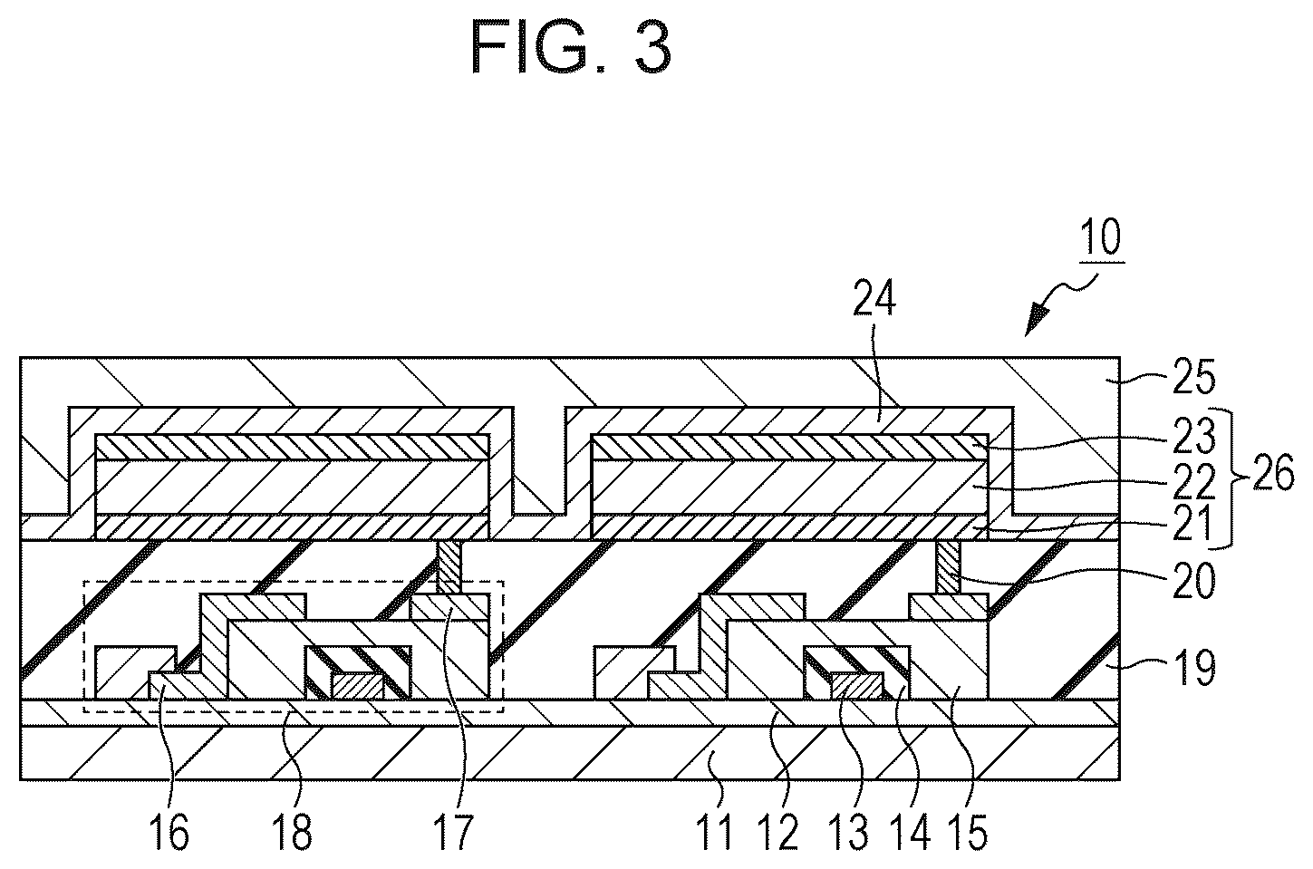 Patent US12304918 Figure 3 – Organic compound and organic light-emitting device