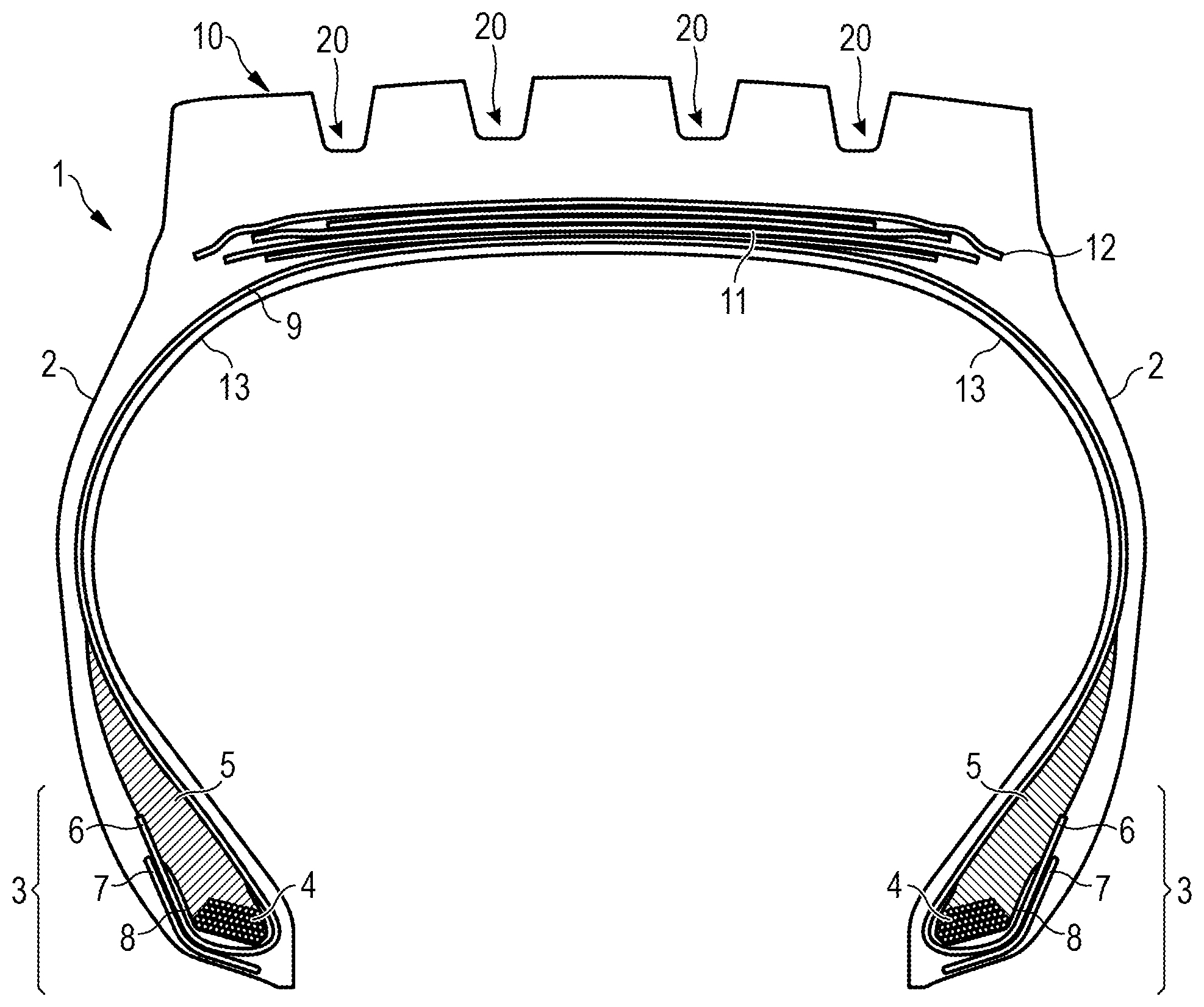 Patent US12304979 — Diene-based elastomer and a rubber composition — Figure 1