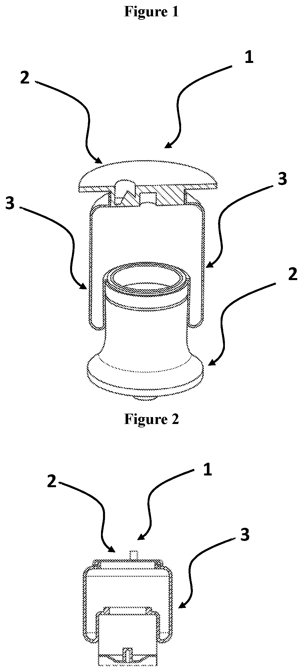 Patent US12305021 — 3D-printed elastic products reinforced by means of continuous fibres and having asymmetrical elastic properties — Figure 1