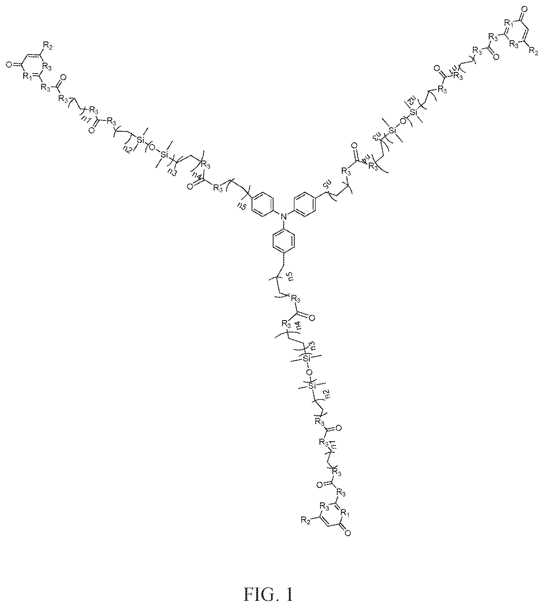 Patent US12305050 — Quantum dot ink and display terminal — Figure 1