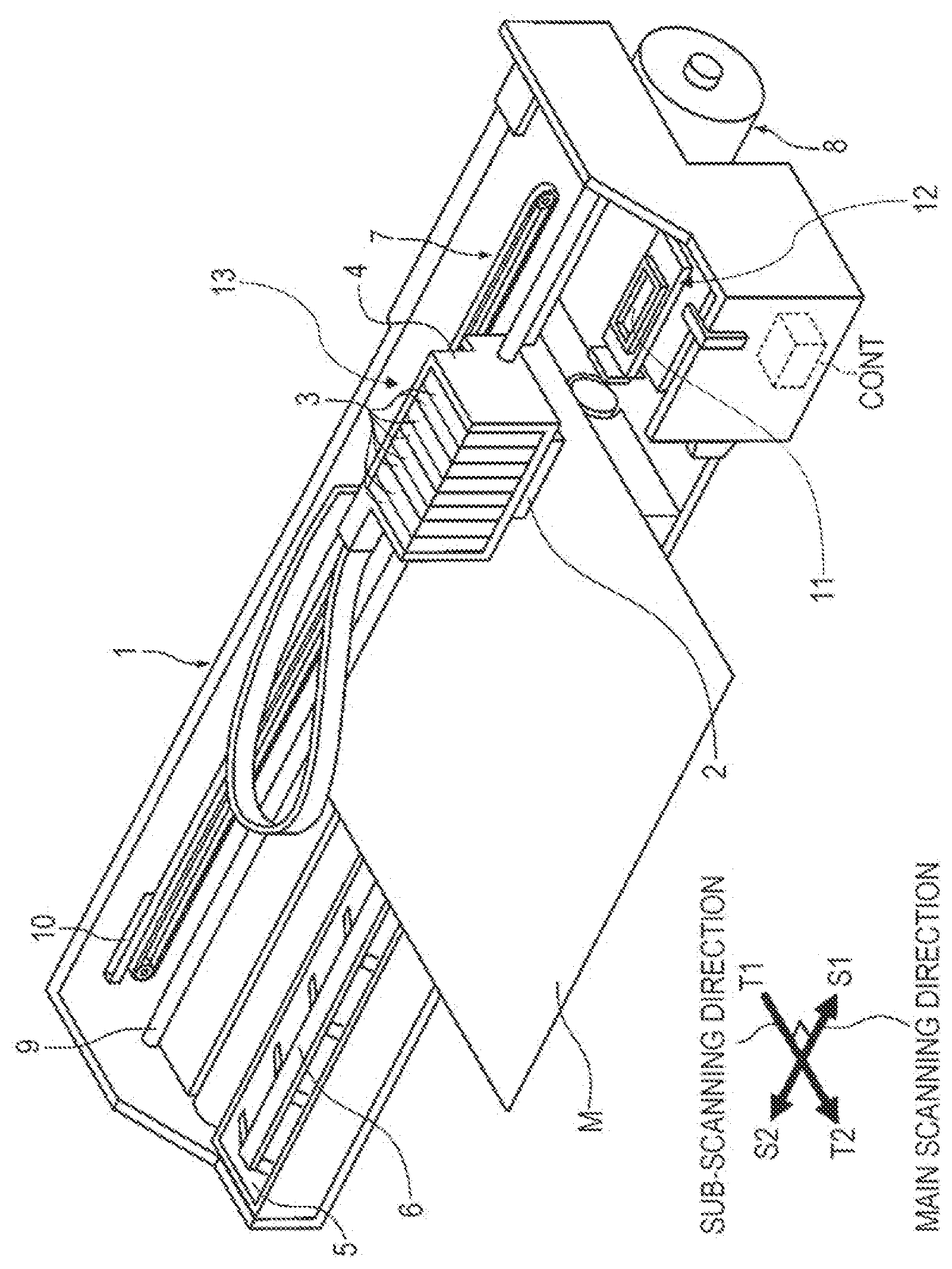 Patent US12305052 Figure 1 – Ink set, recording method, and recording device